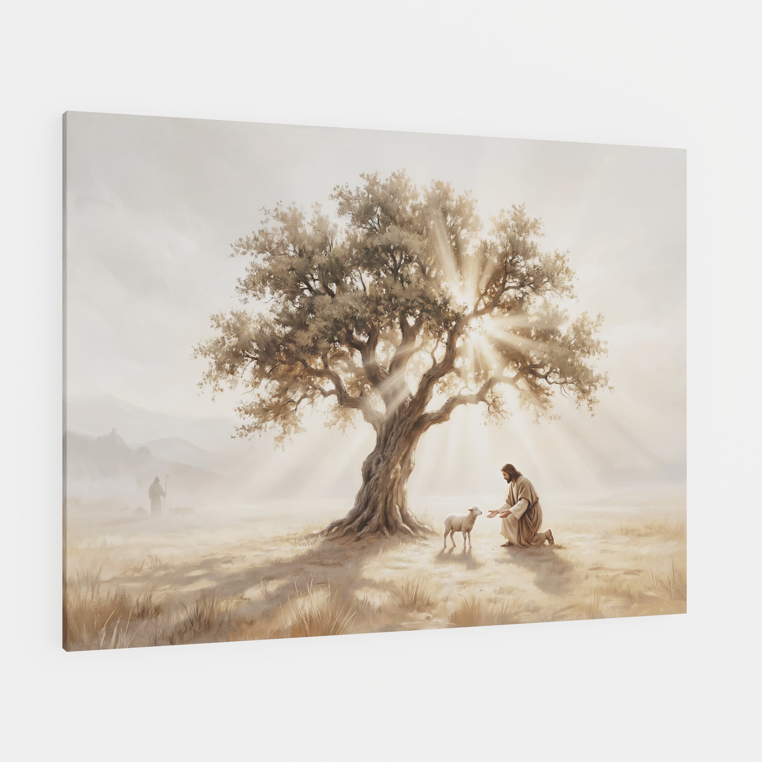 He Kneels for One - Canvas