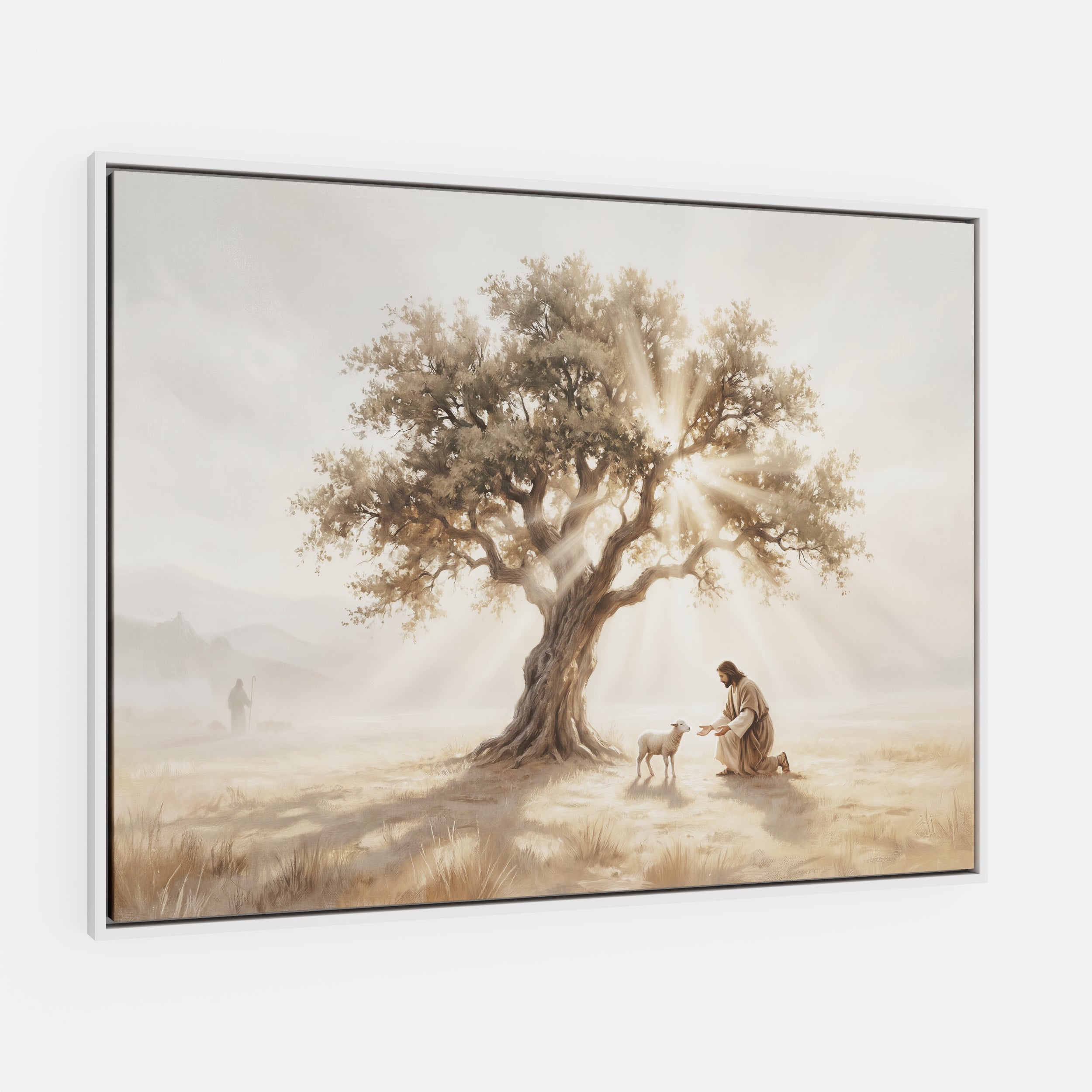 He Kneels for One - Canvas