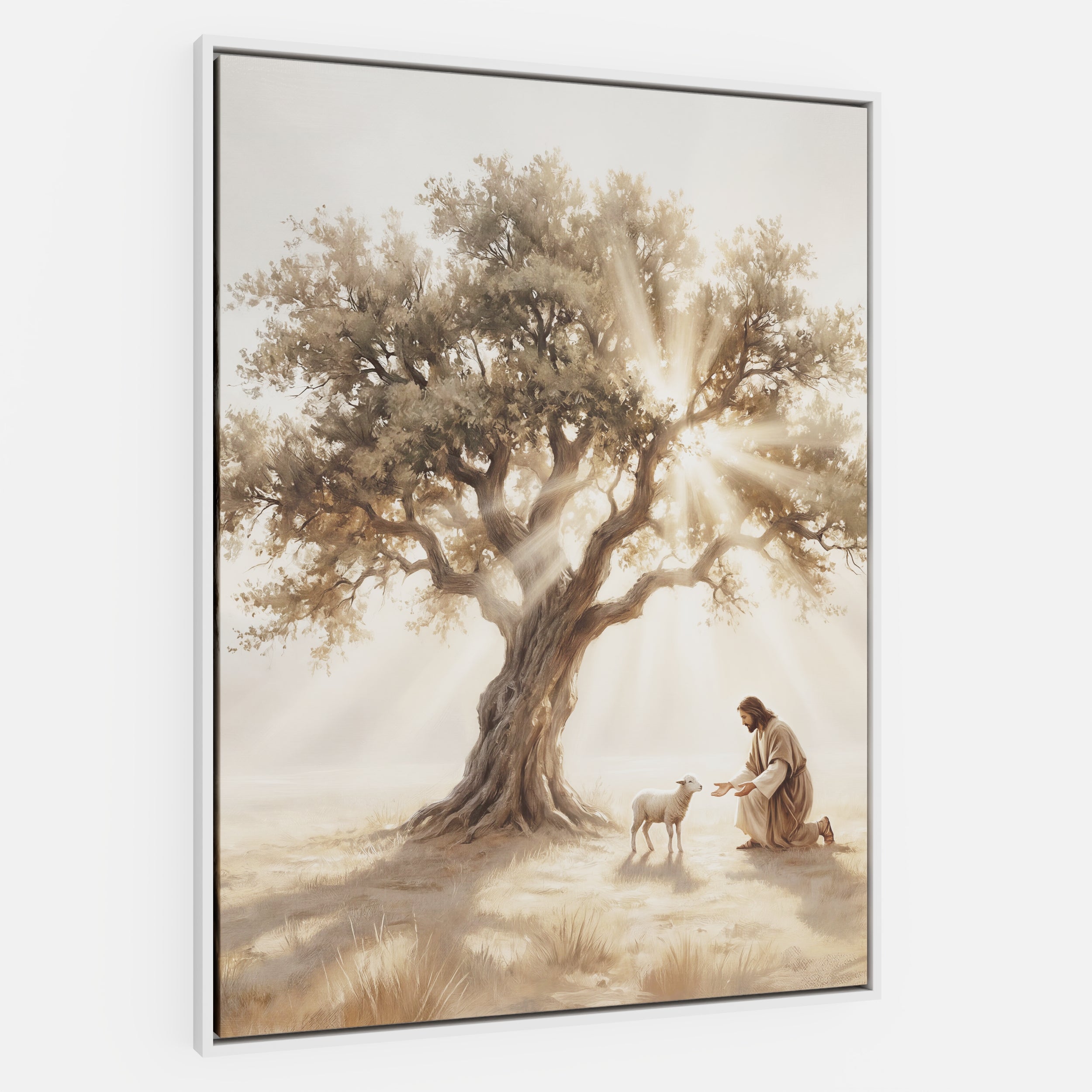 He Kneels for One - Canvas