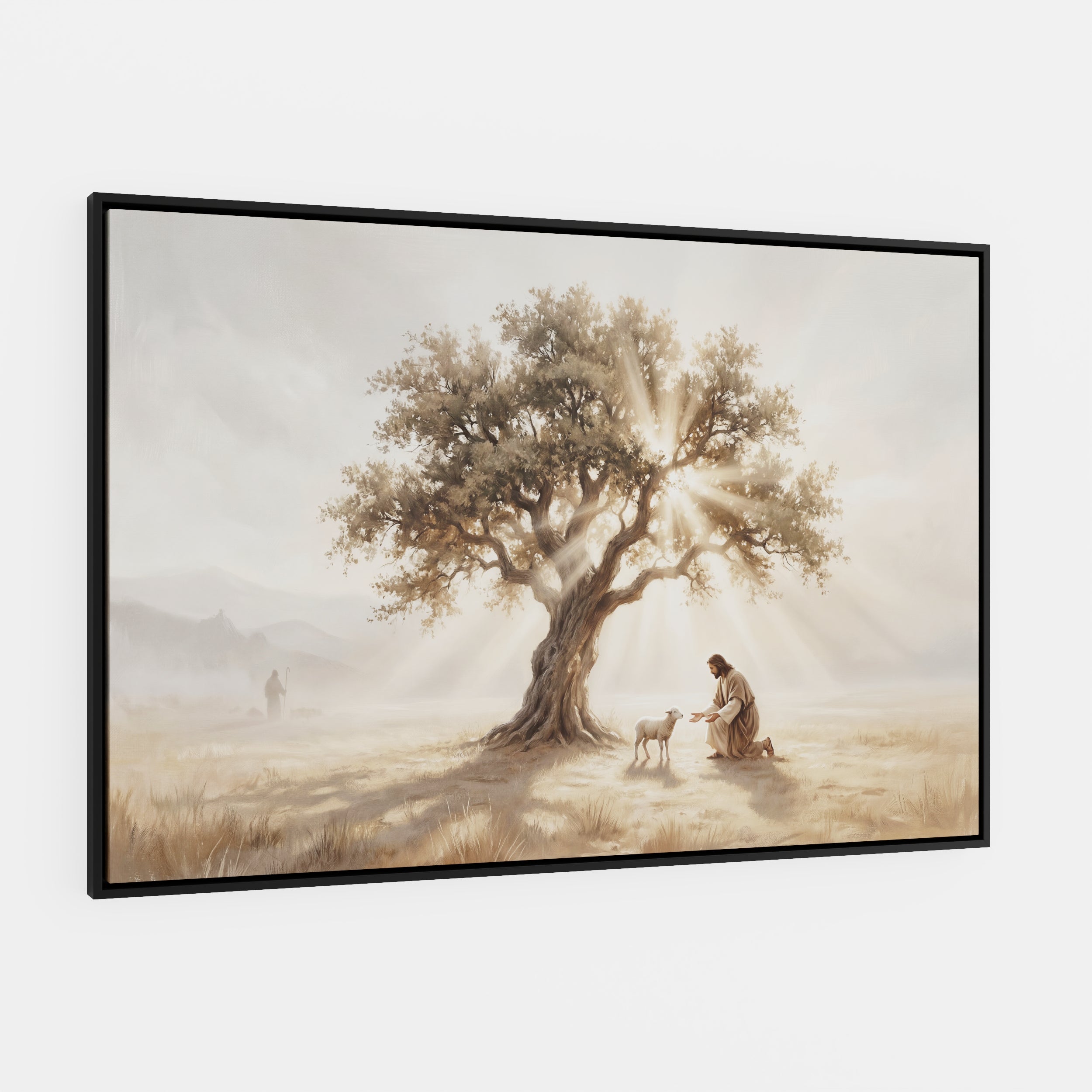 He Kneels for One - Canvas