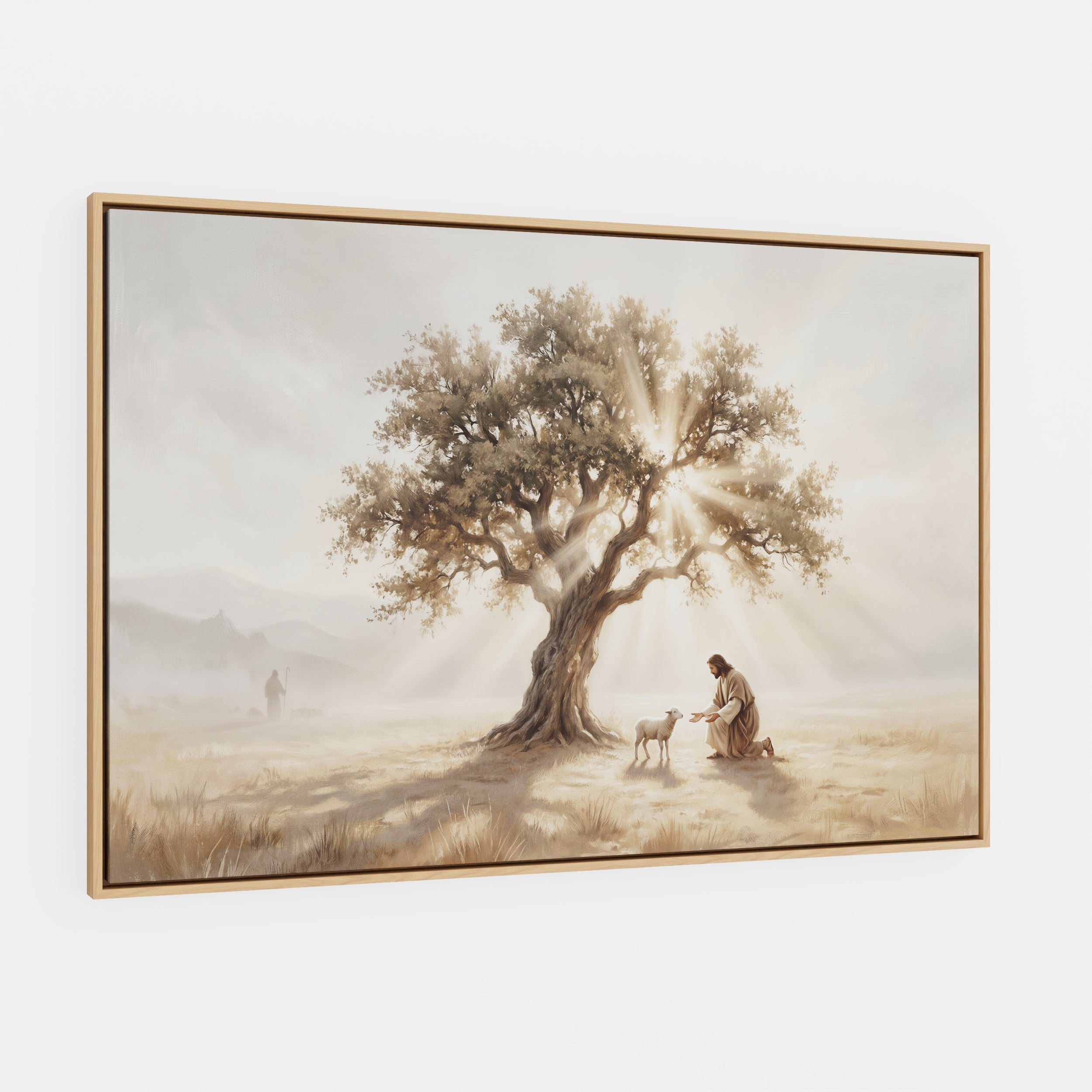He Kneels for One - Canvas