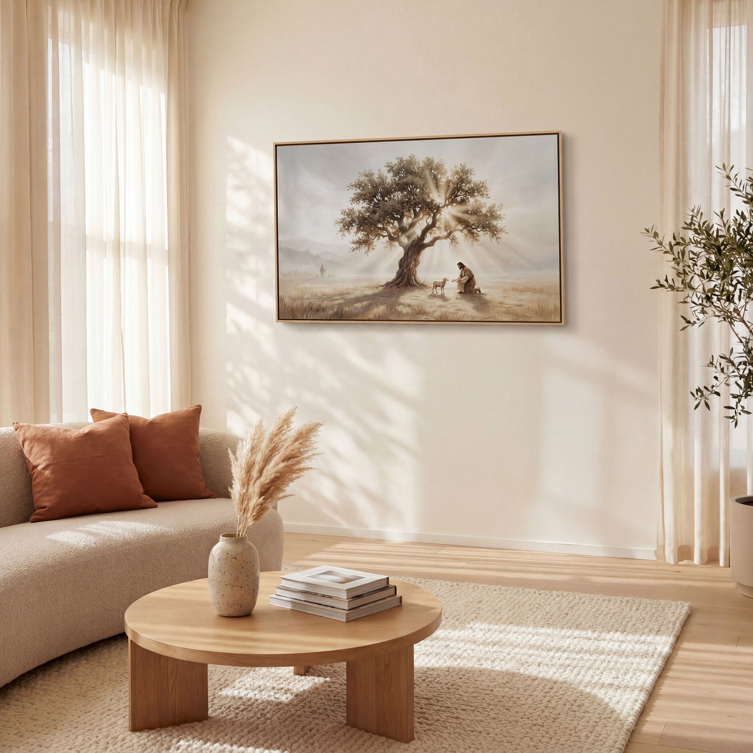 He Kneels for One - Canvas