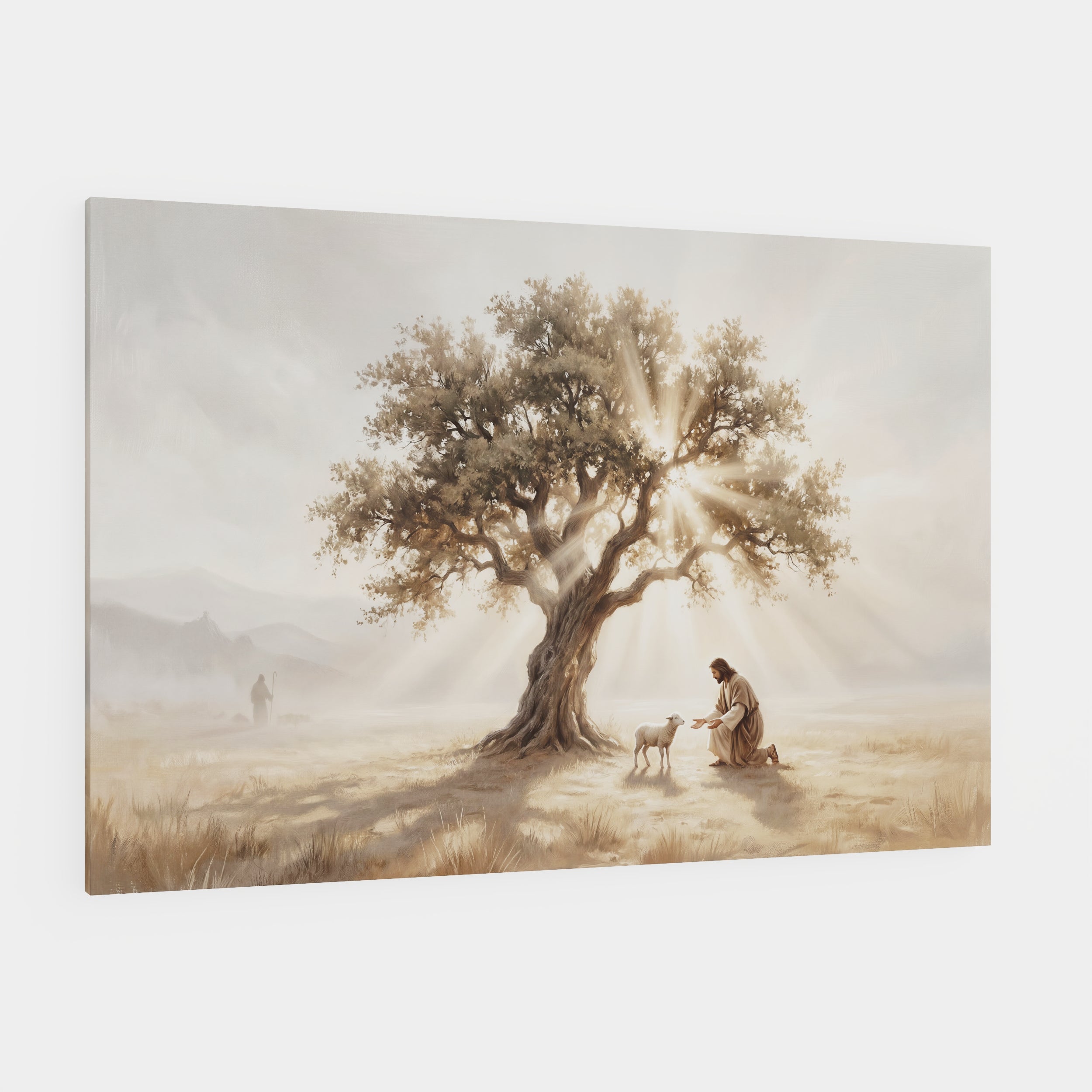 He Kneels for One - Canvas