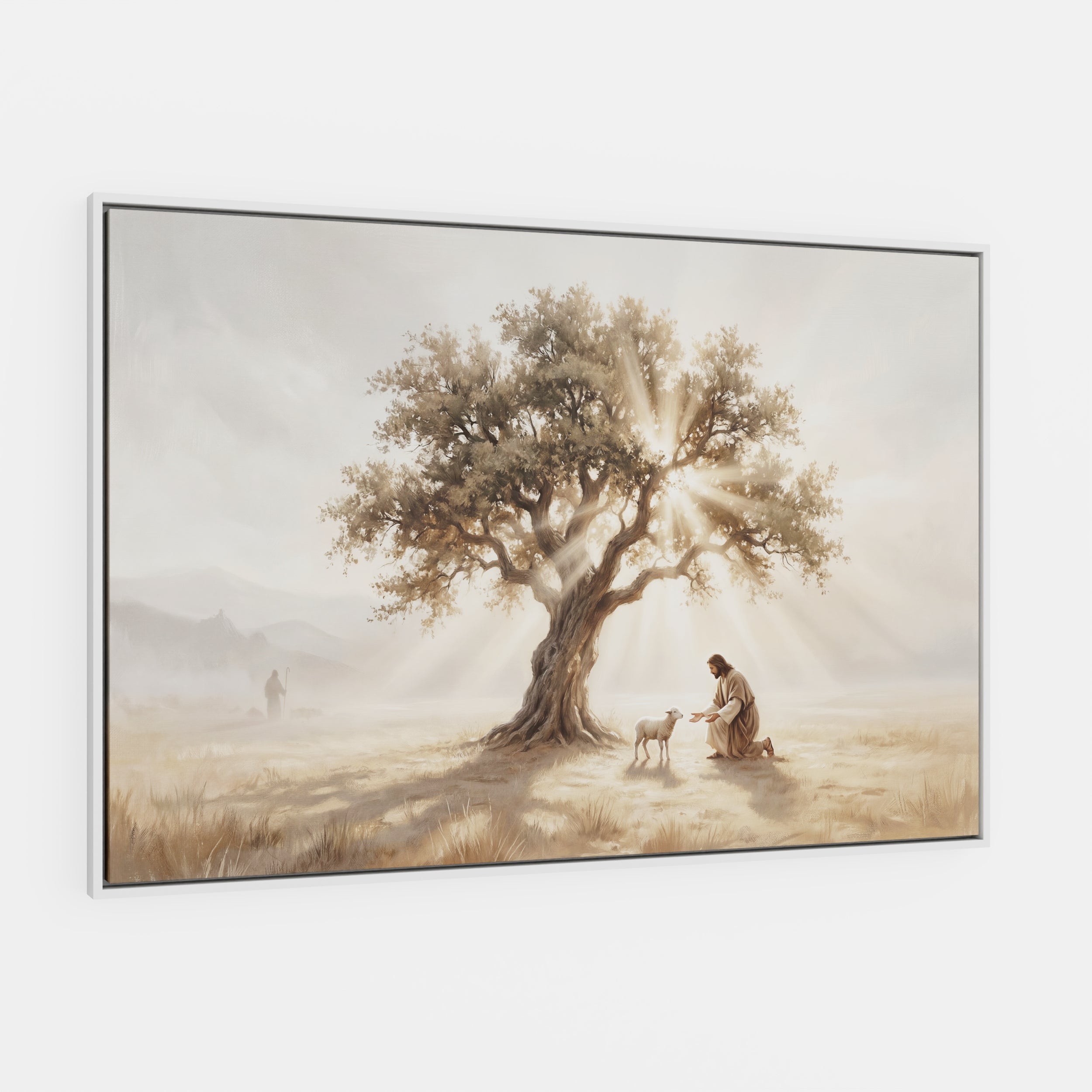He Kneels for One - Canvas