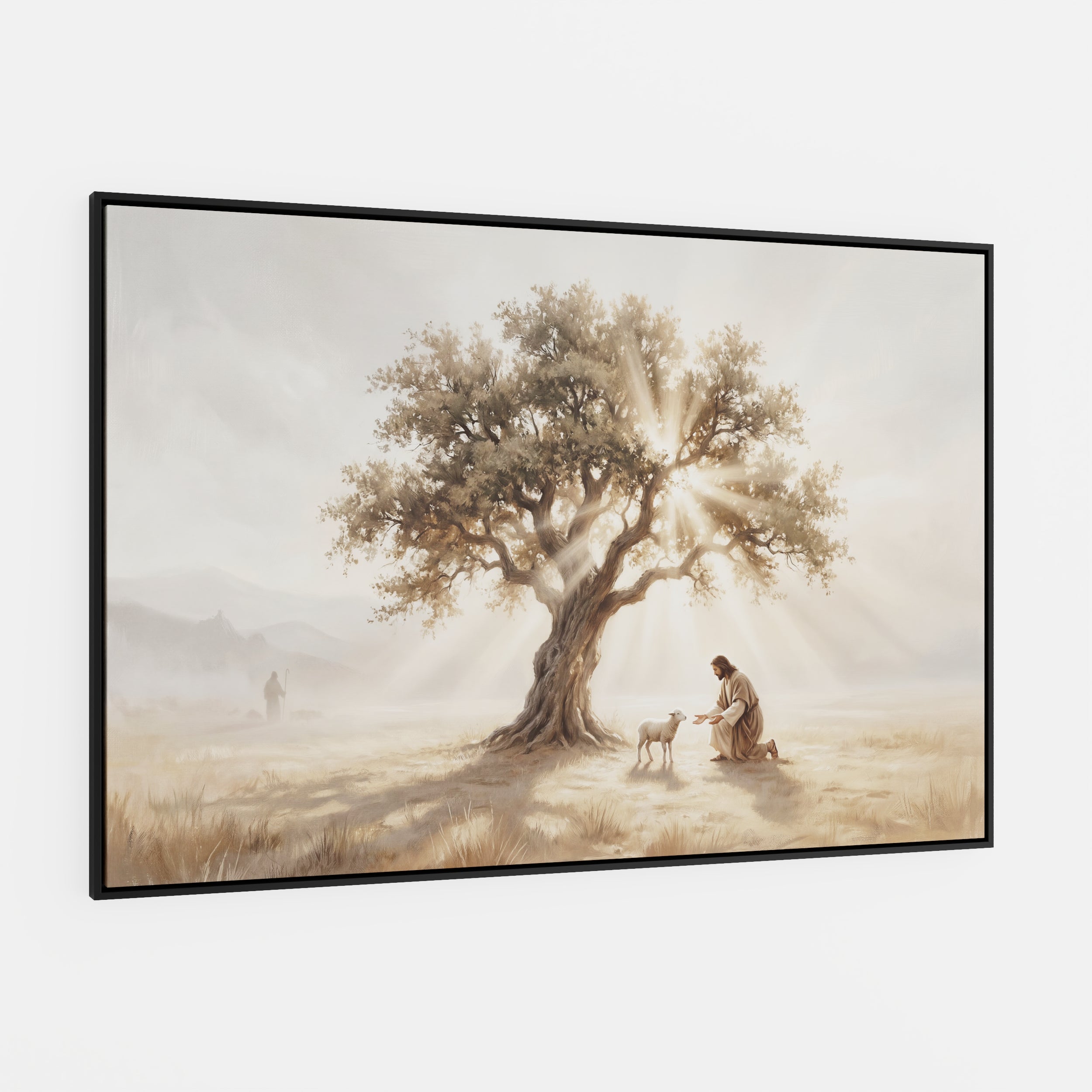 He Kneels for One - Canvas