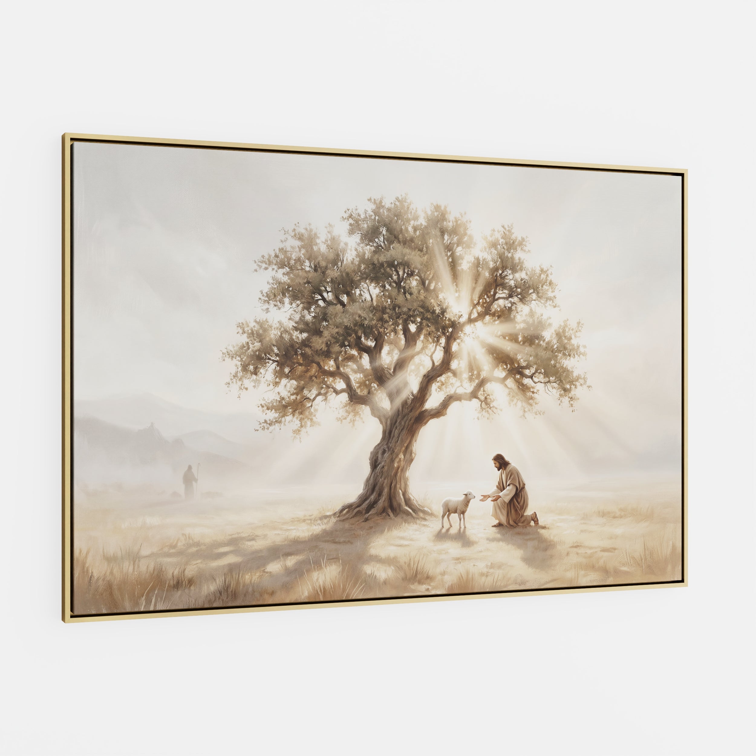 He Kneels for One - Canvas