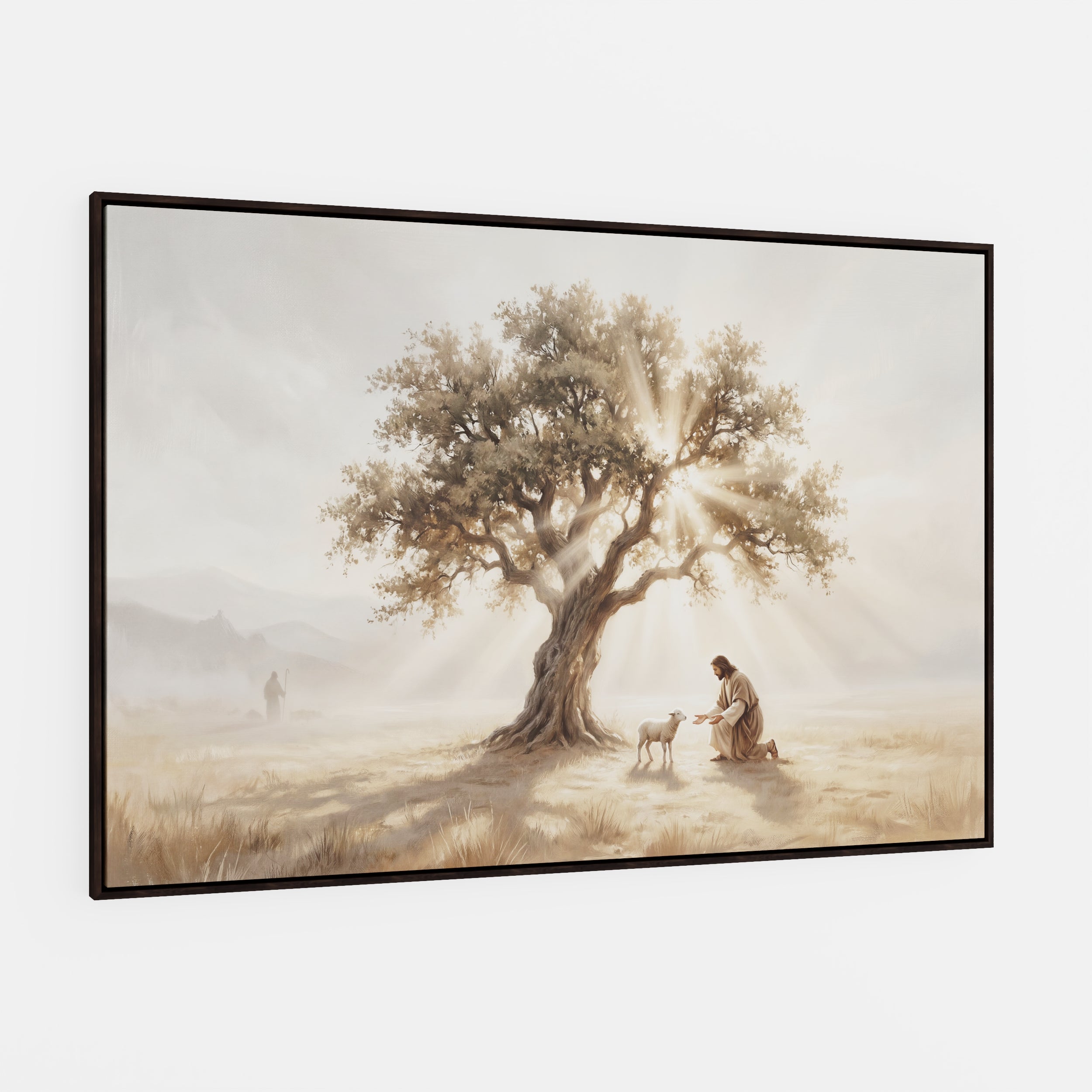 He Kneels for One - Canvas
