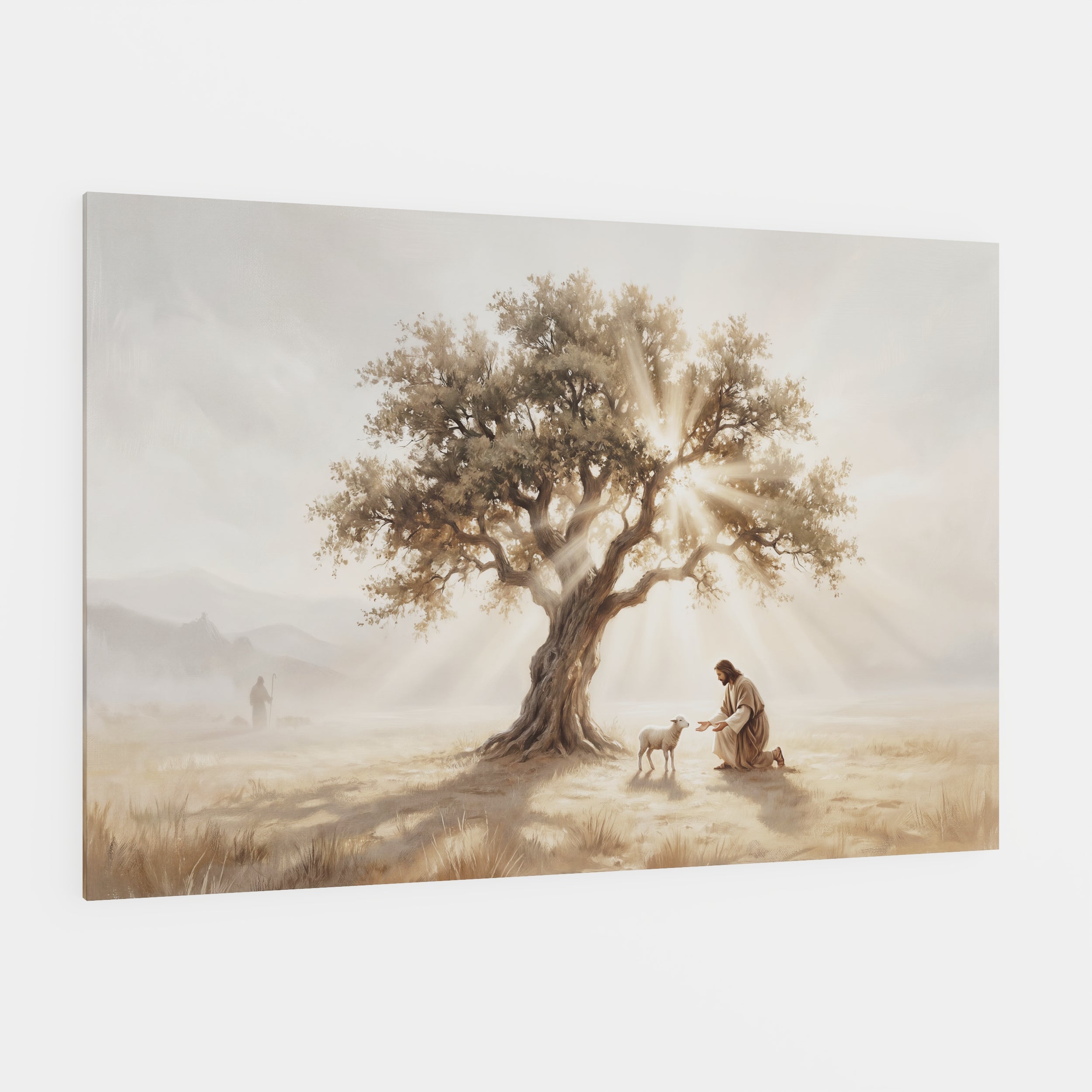 He Kneels for One - Canvas