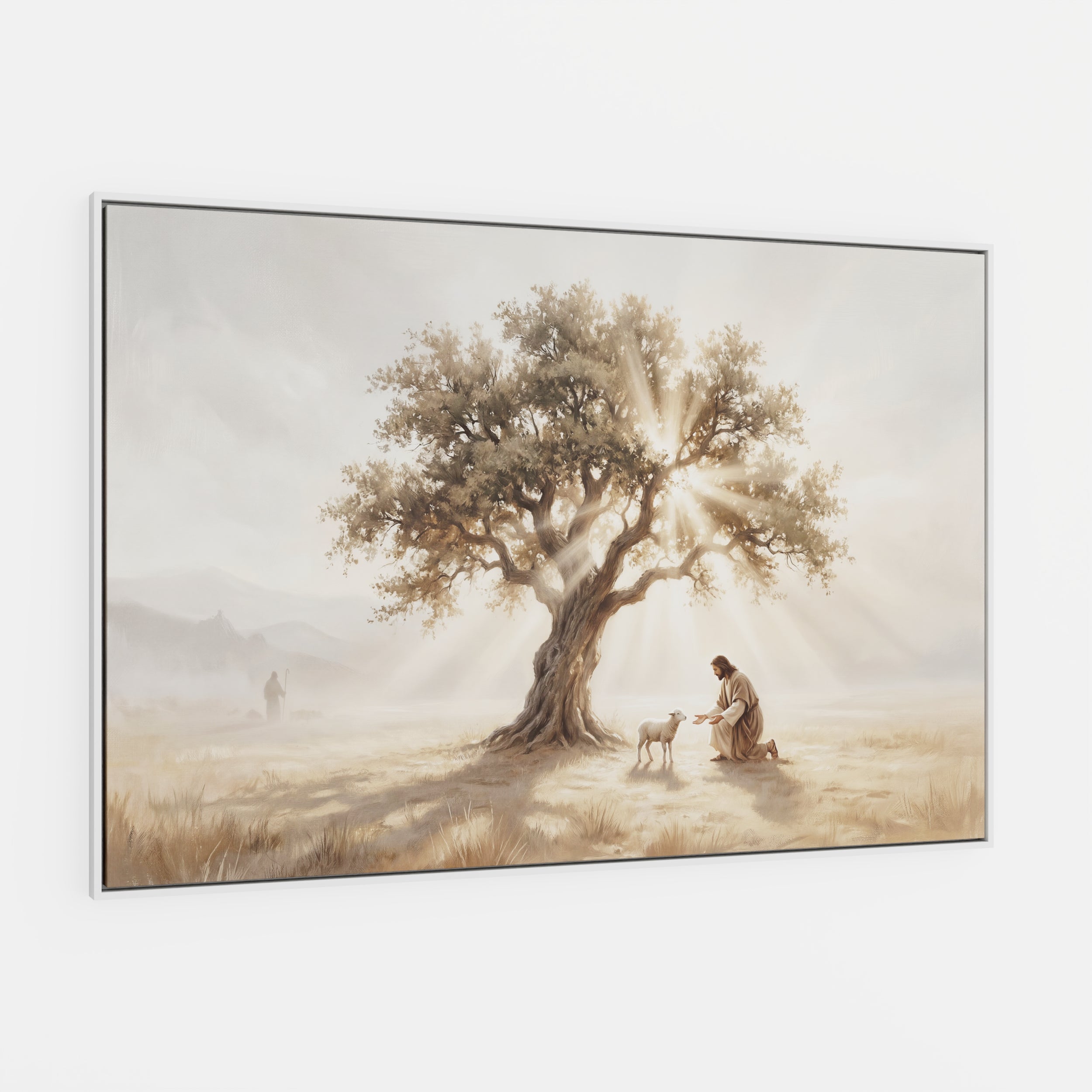 He Kneels for One - Canvas