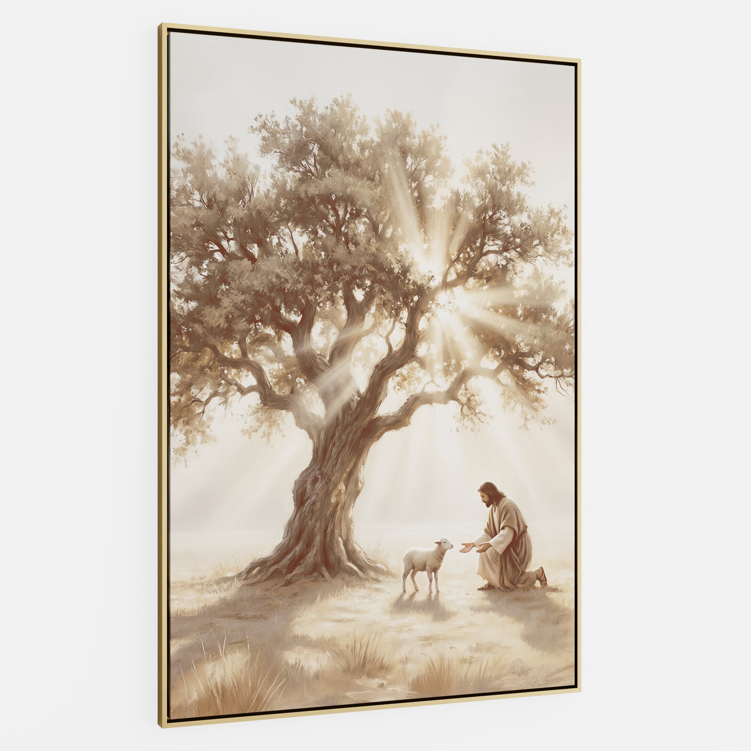 He Kneels for One - Canvas