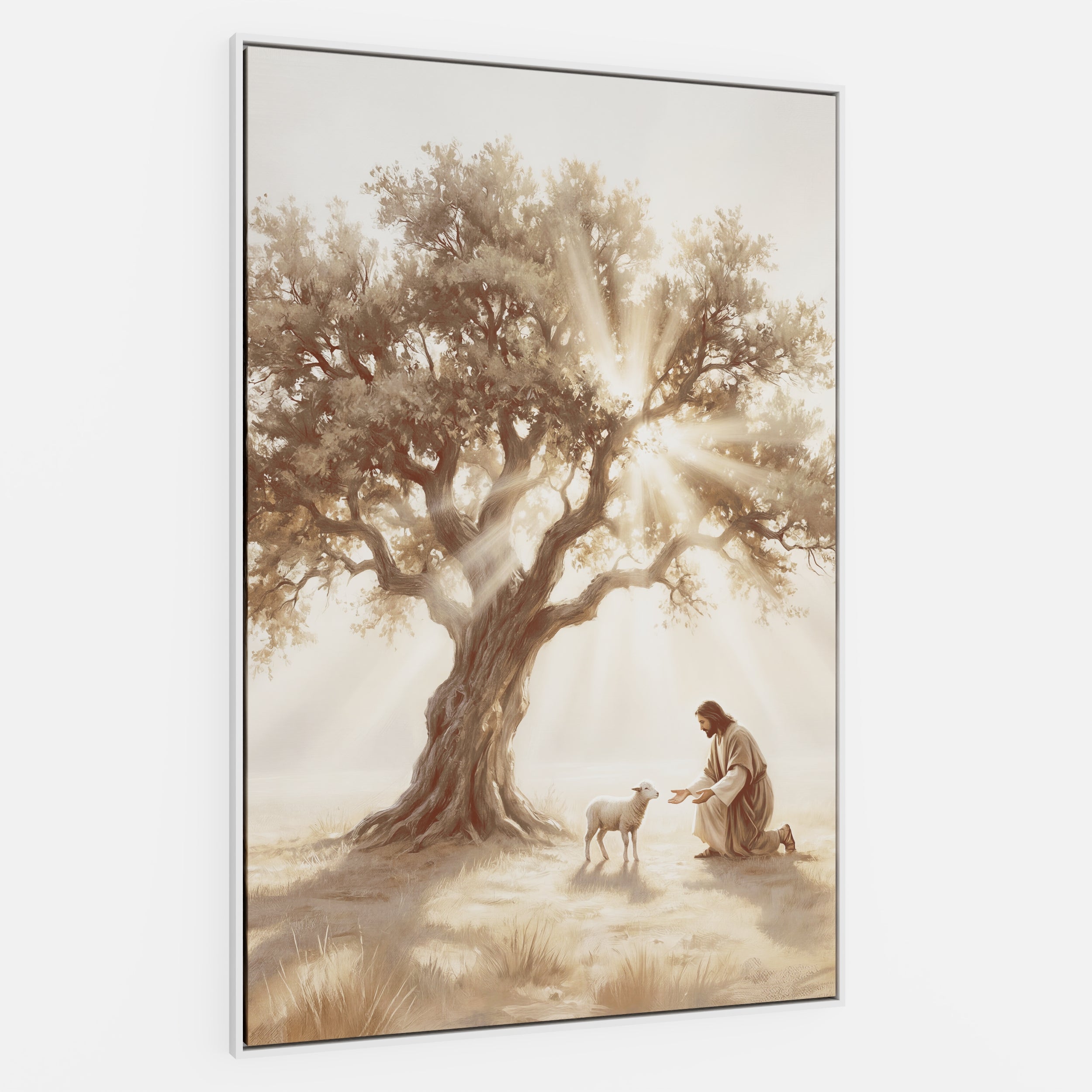 He Kneels for One - Canvas