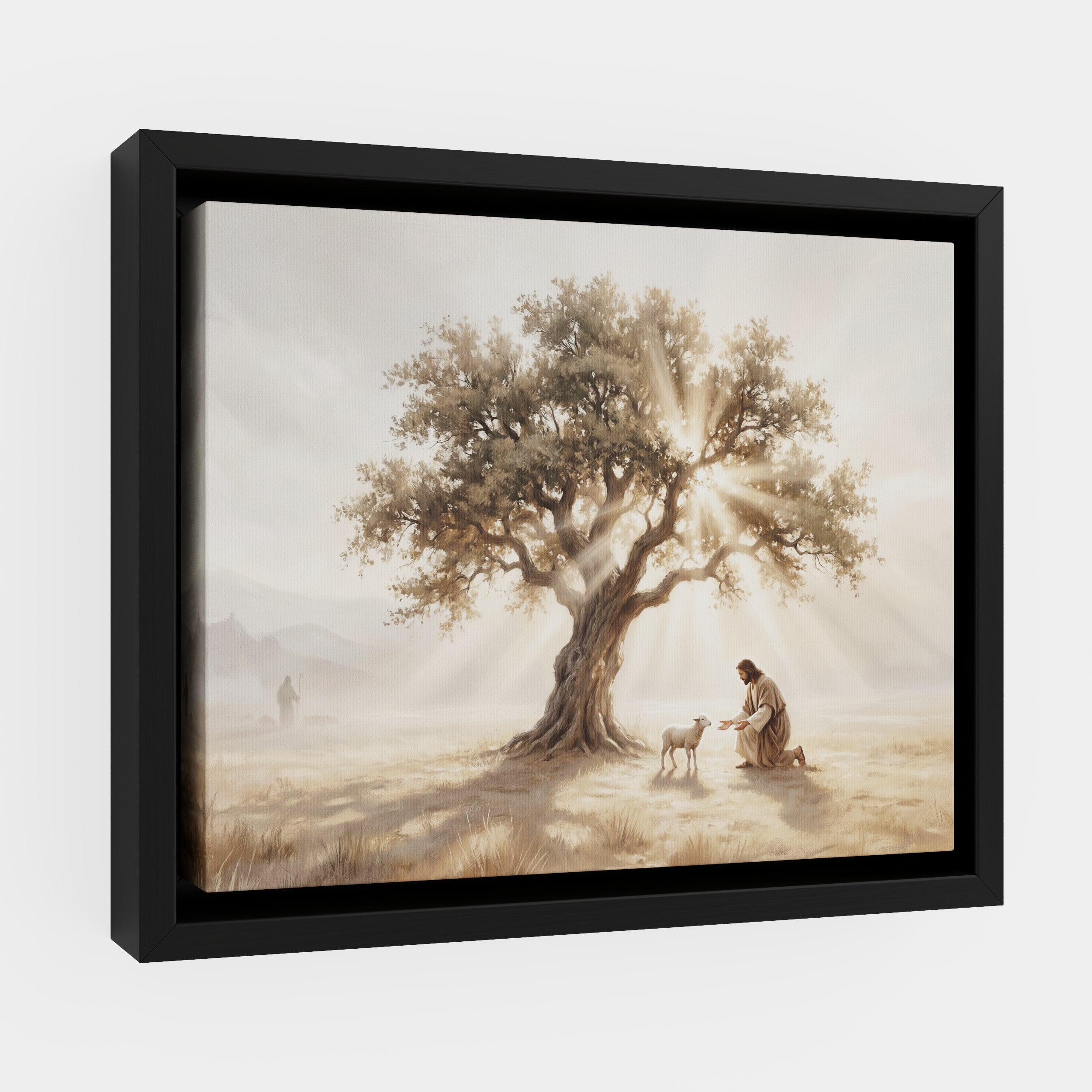 He Kneels for One - Canvas