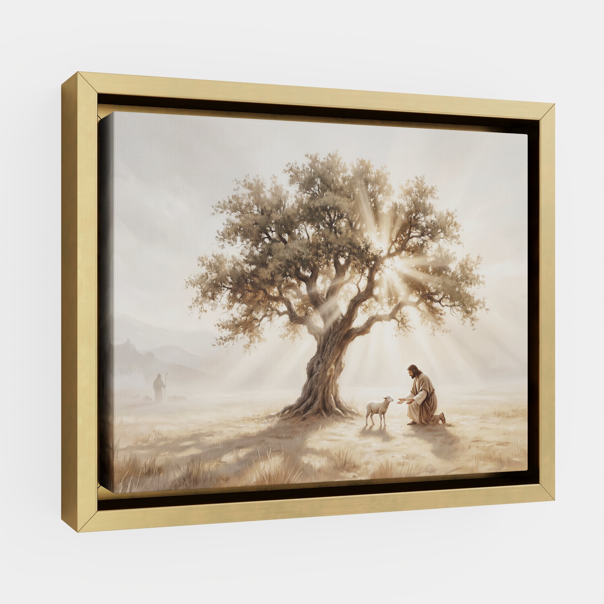 He Kneels for One - Canvas
