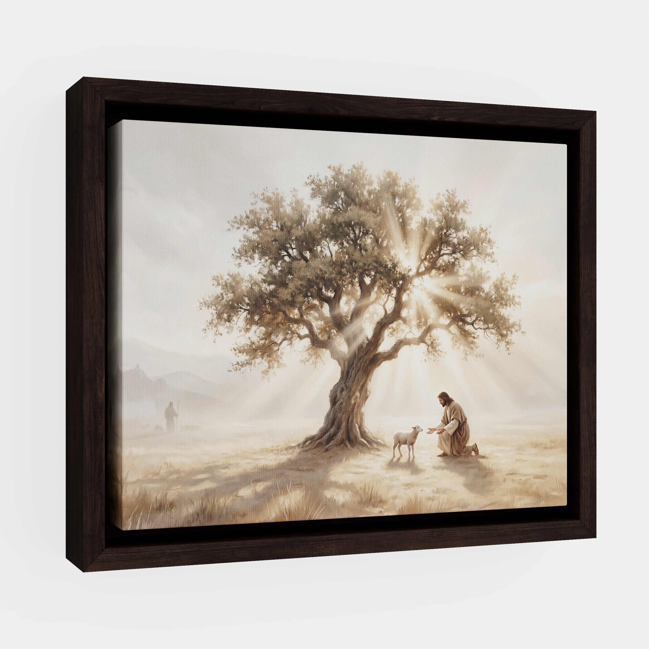 He Kneels for One - Canvas