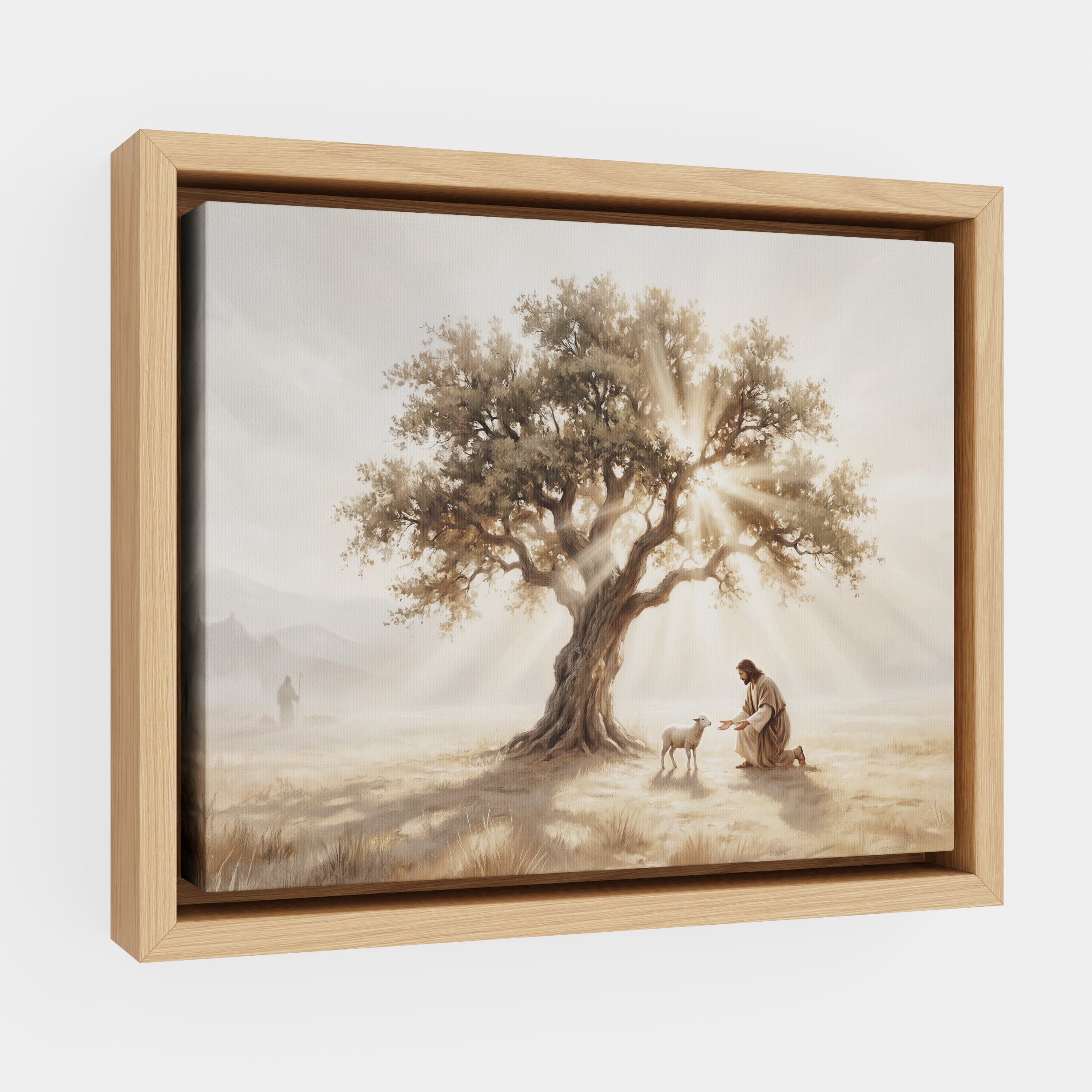 He Kneels for One - Canvas