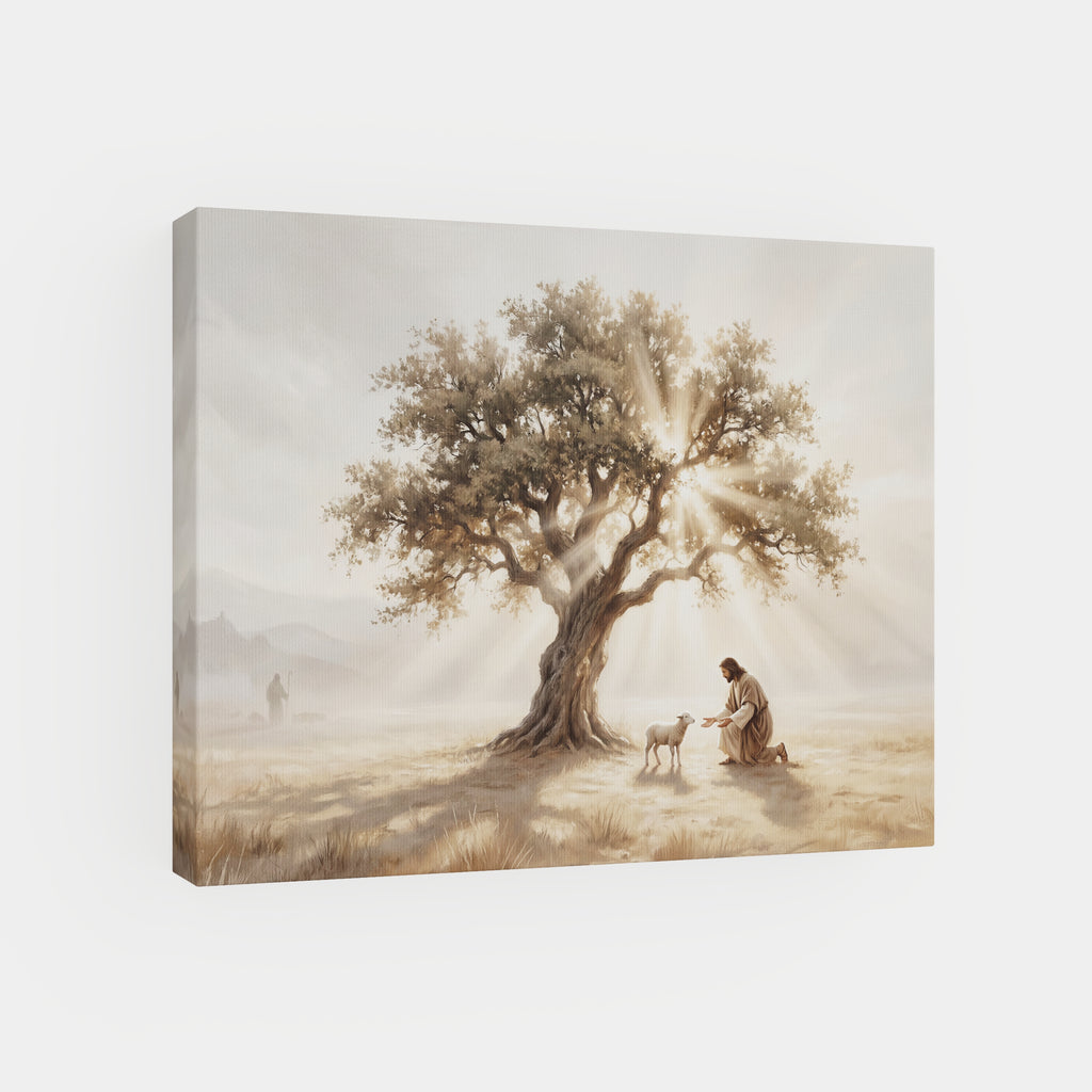 He Kneels for One - Canvas