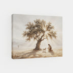 He Kneels for One - Canvas