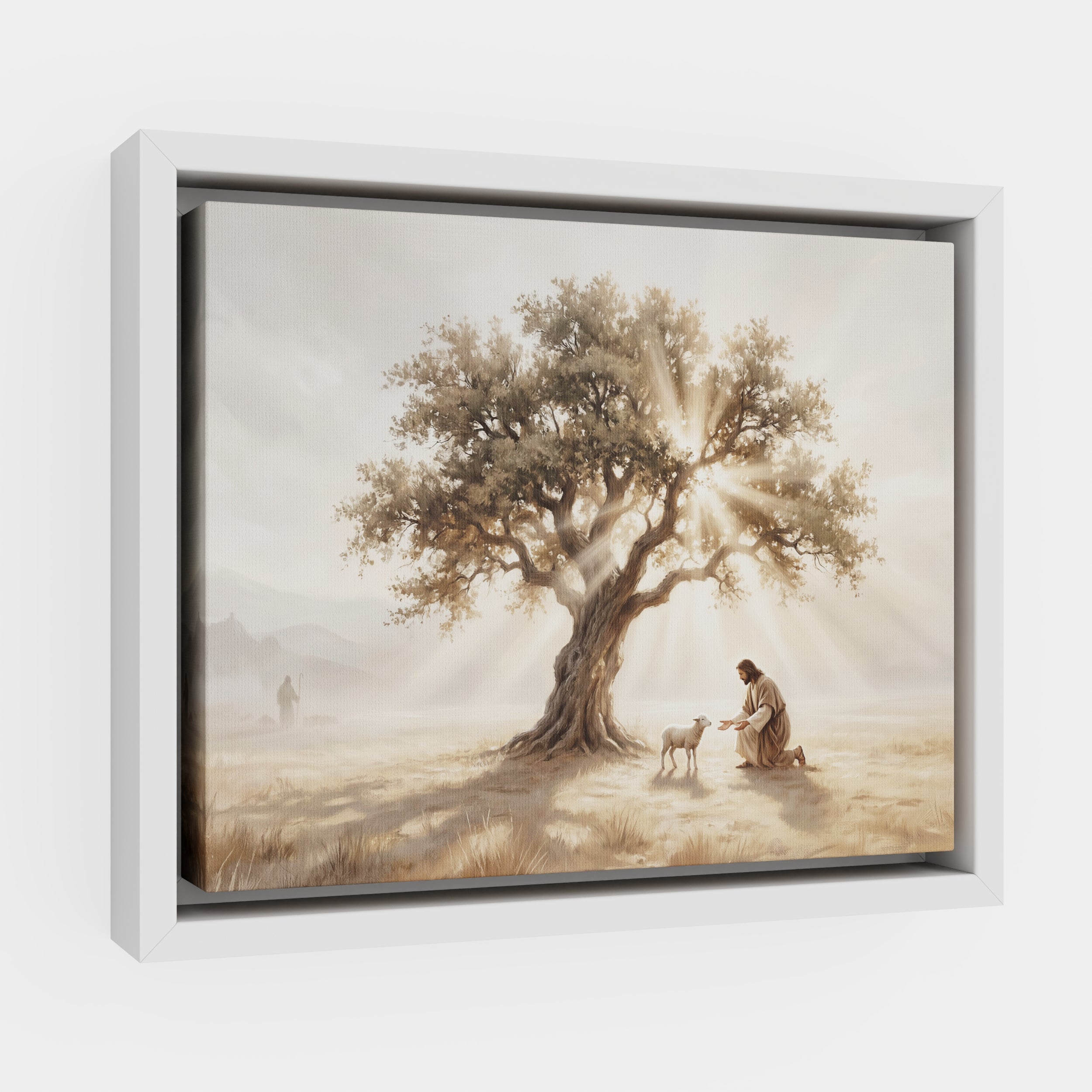 He Kneels for One - Canvas