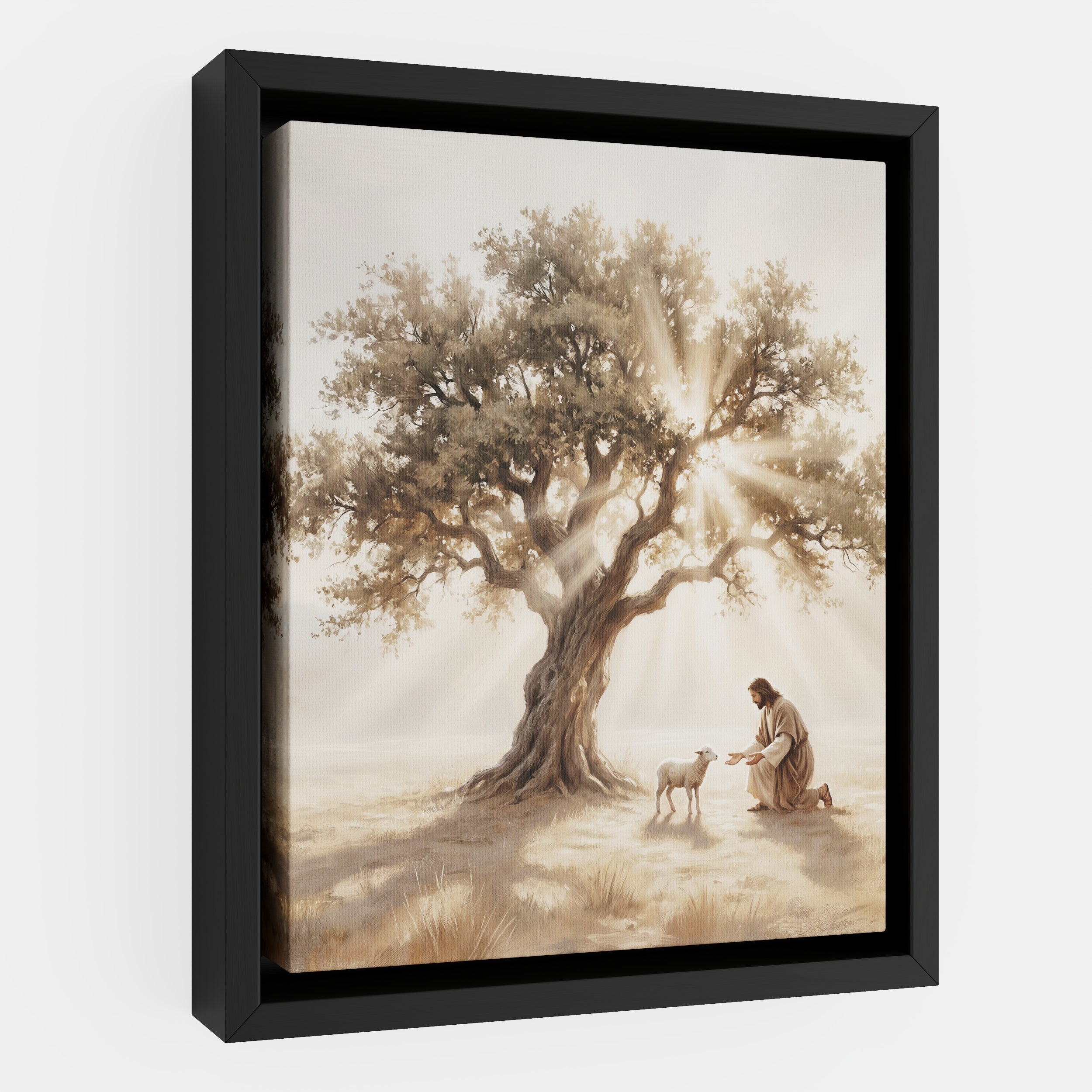 He Kneels for One - Canvas