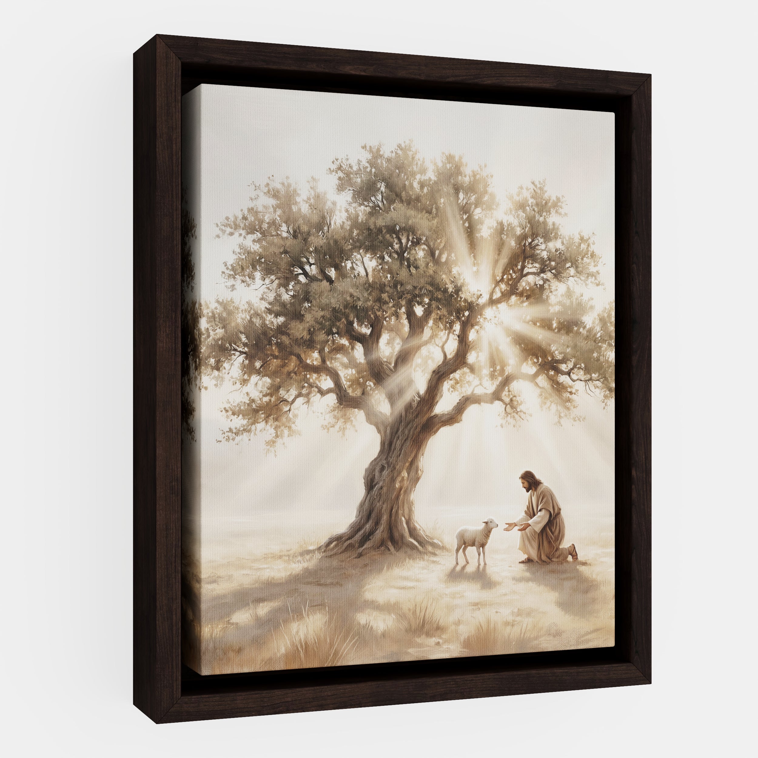 He Kneels for One - Canvas