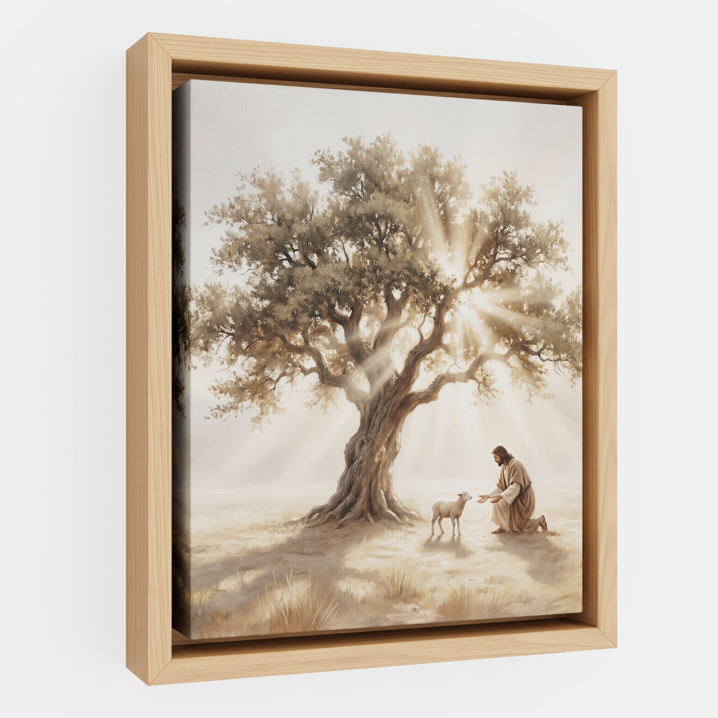 He Kneels for One - Canvas