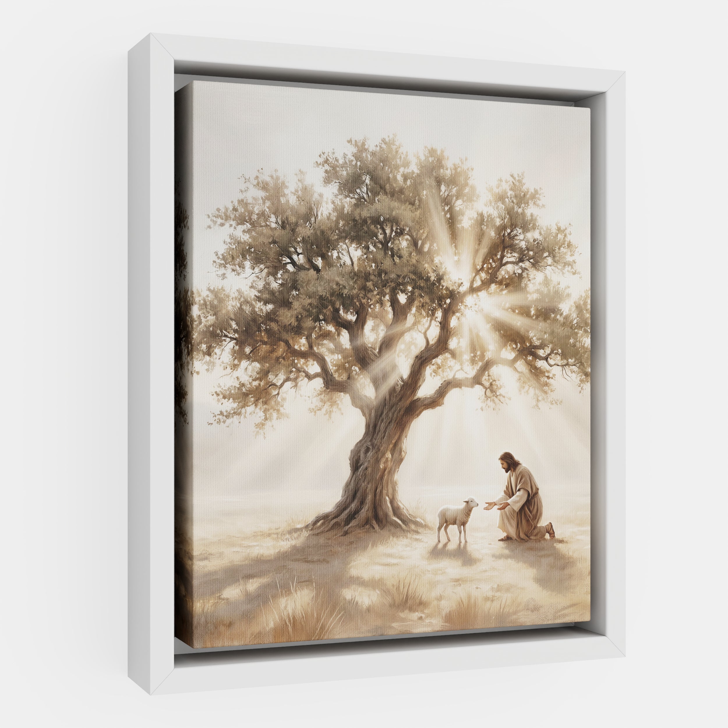 He Kneels for One - Canvas