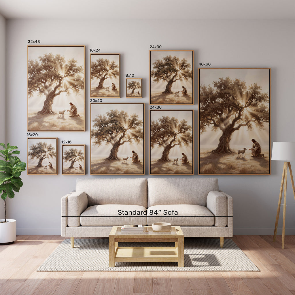 He Kneels for One - Canvas