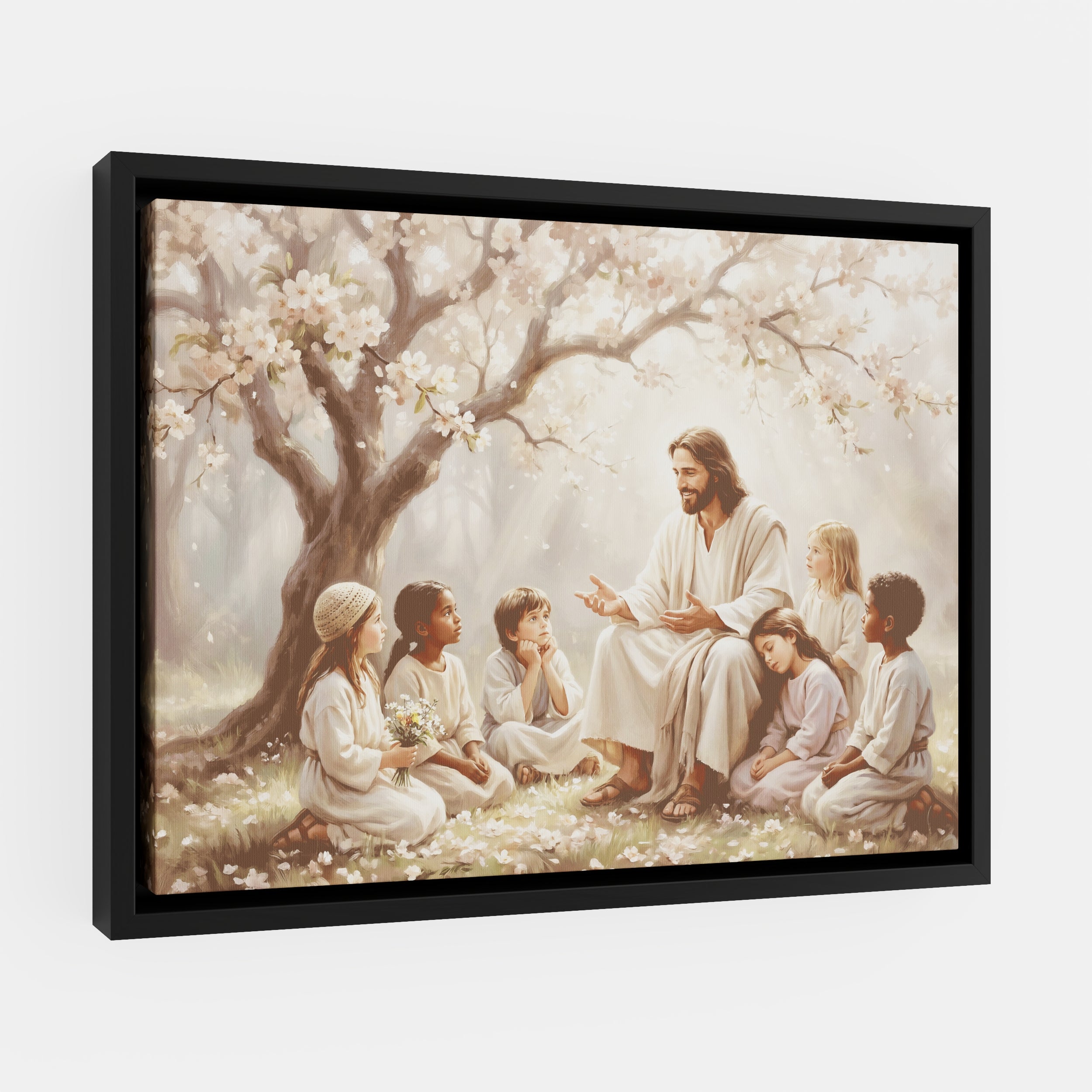 Gathered at His Feet - Canvas