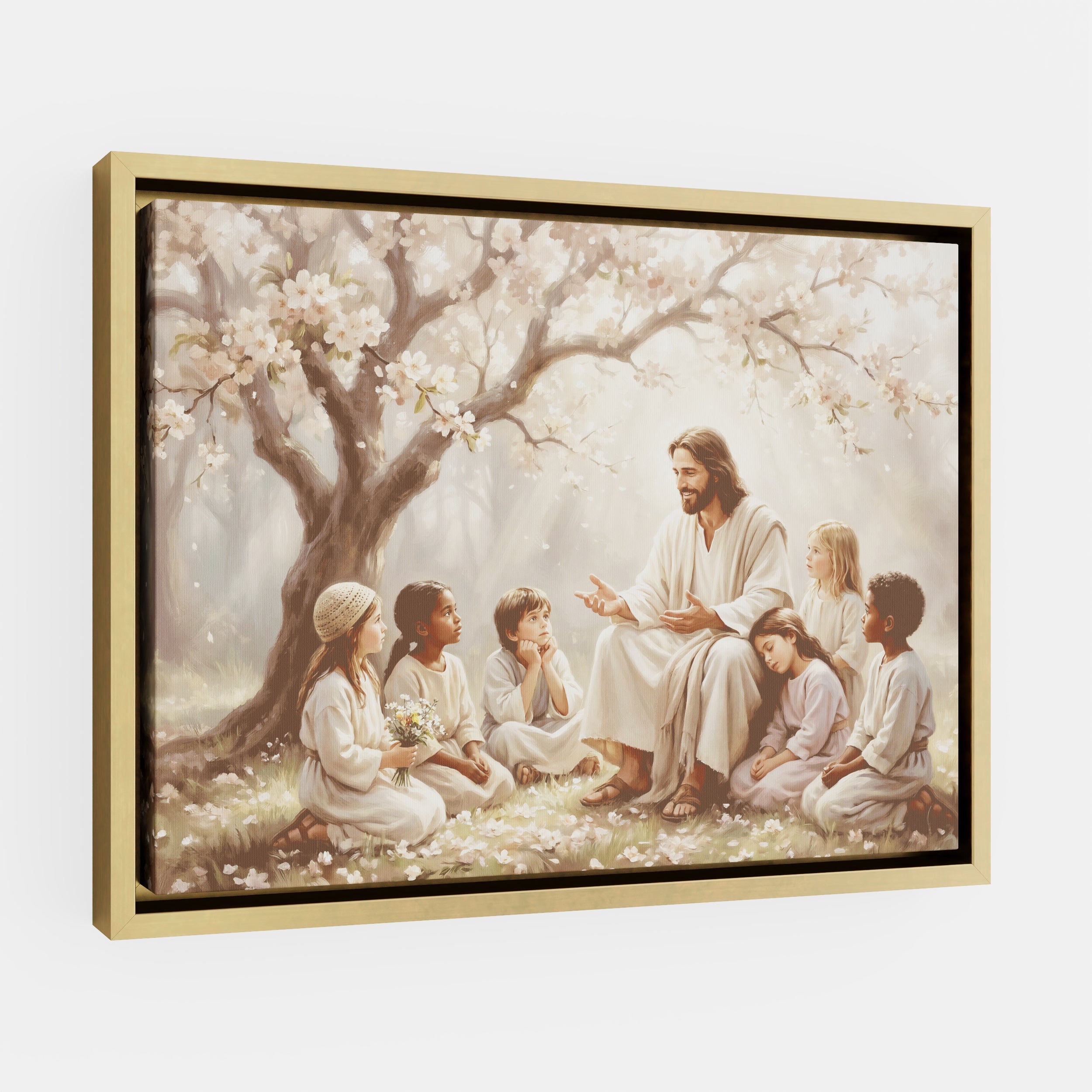 Gathered at His Feet - Canvas