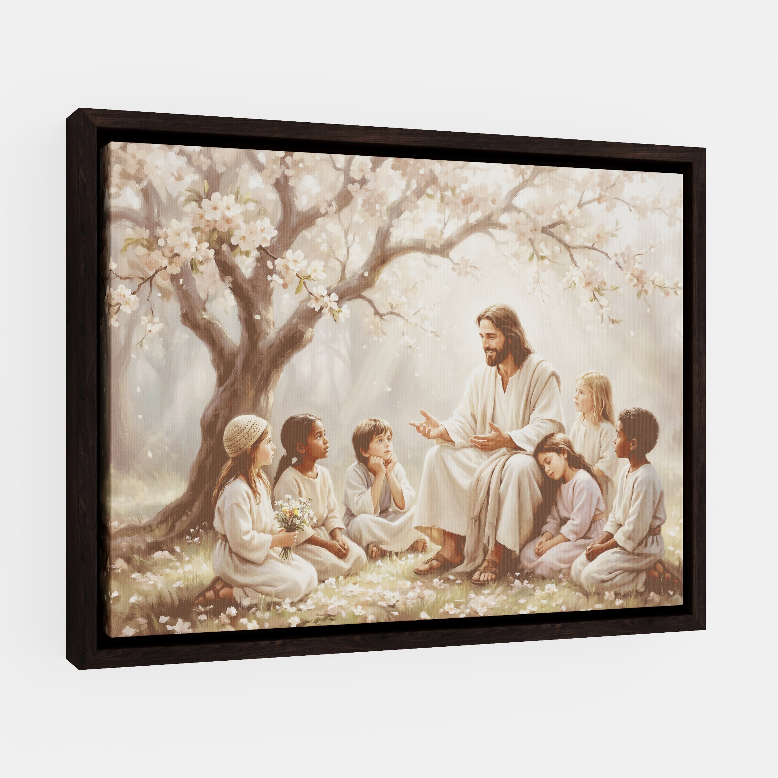 Gathered at His Feet - Canvas