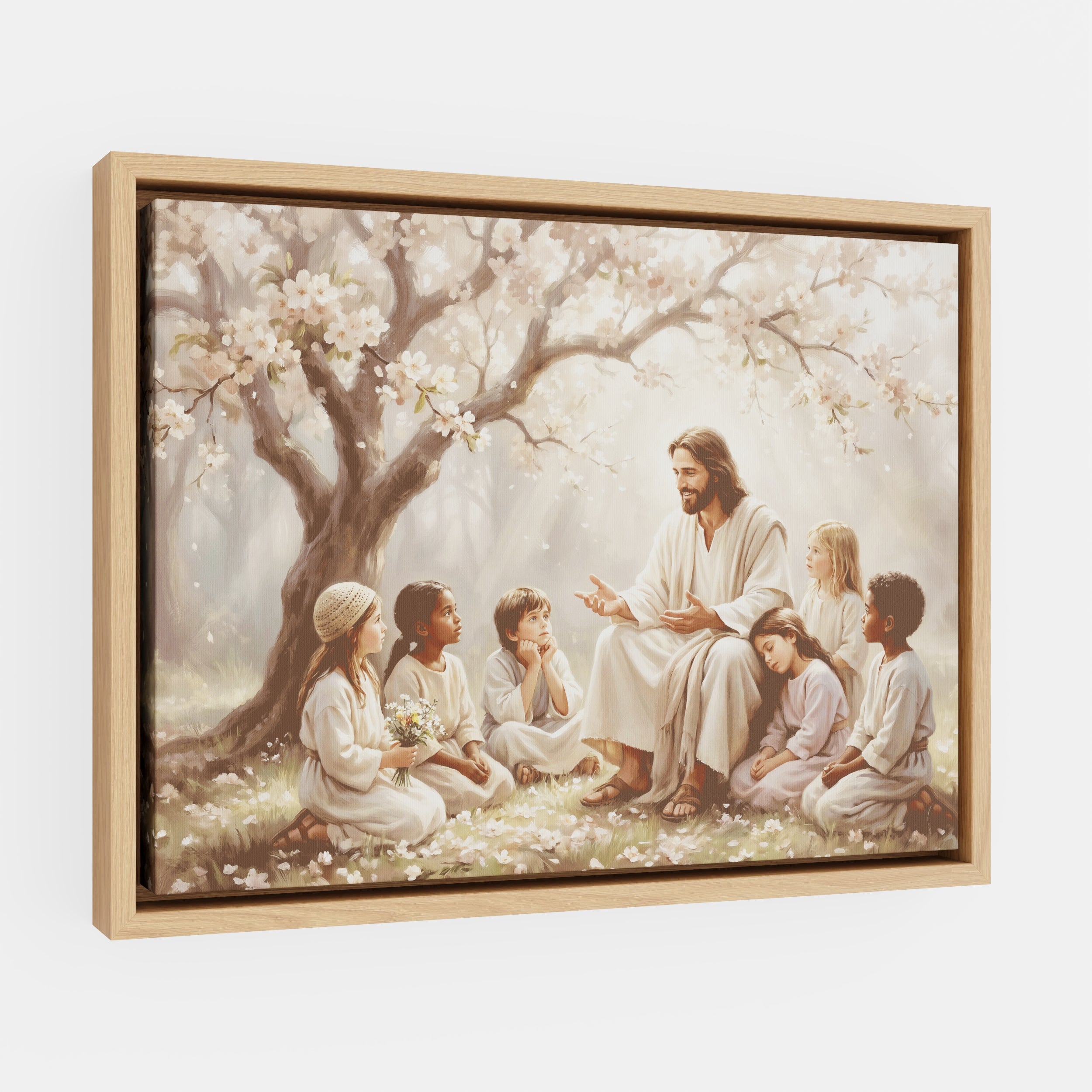 Gathered at His Feet - Canvas