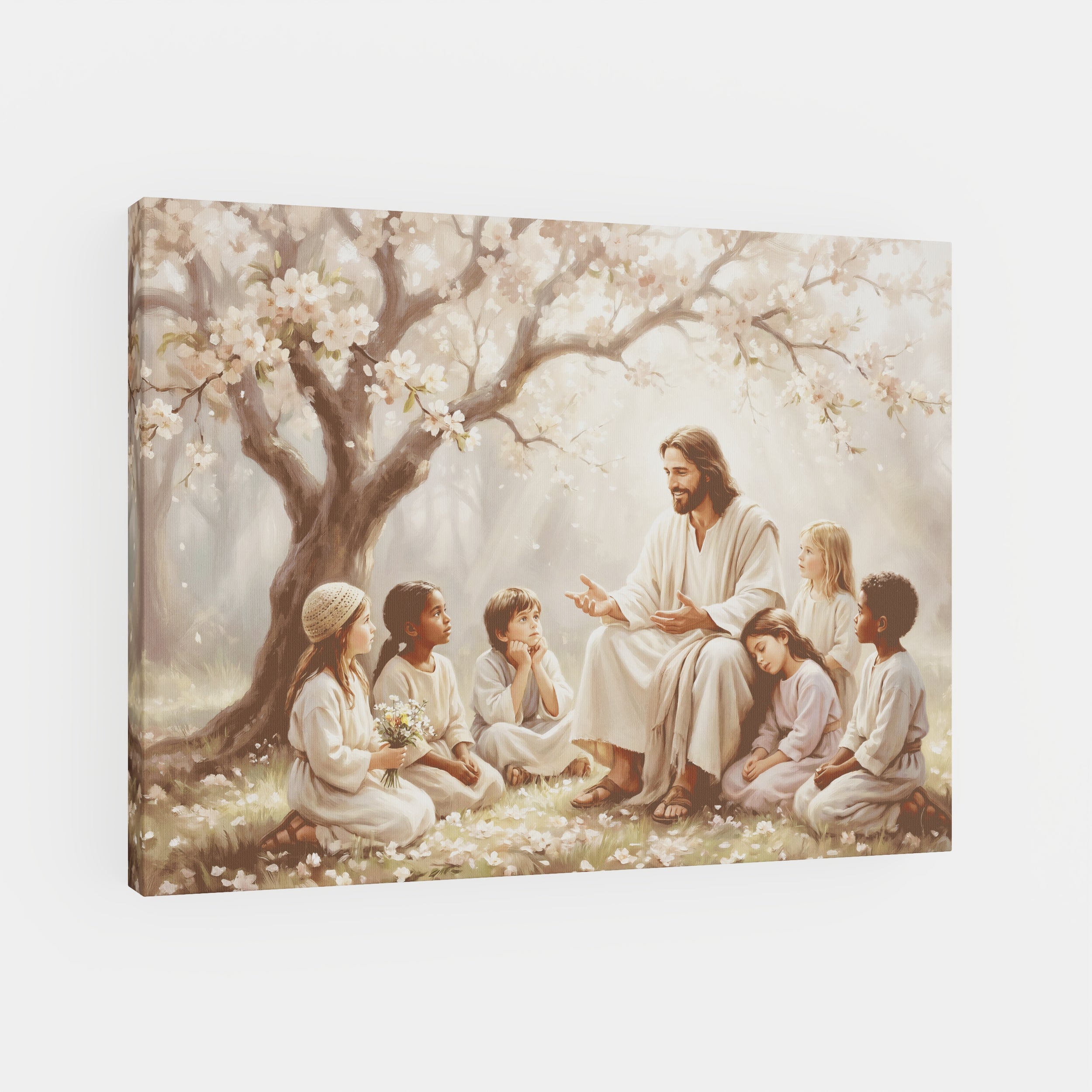 Gathered at His Feet - Canvas