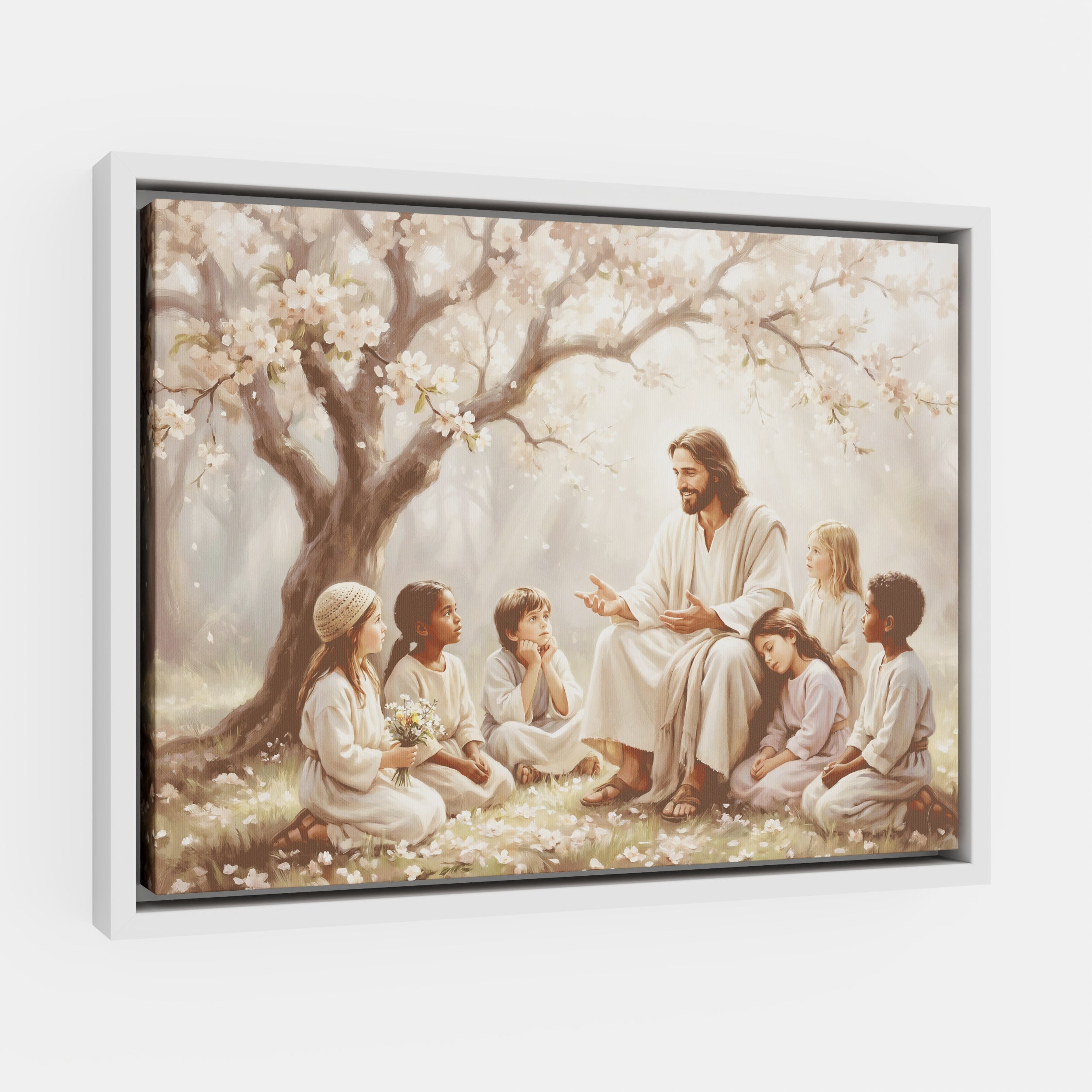 Gathered at His Feet - Canvas