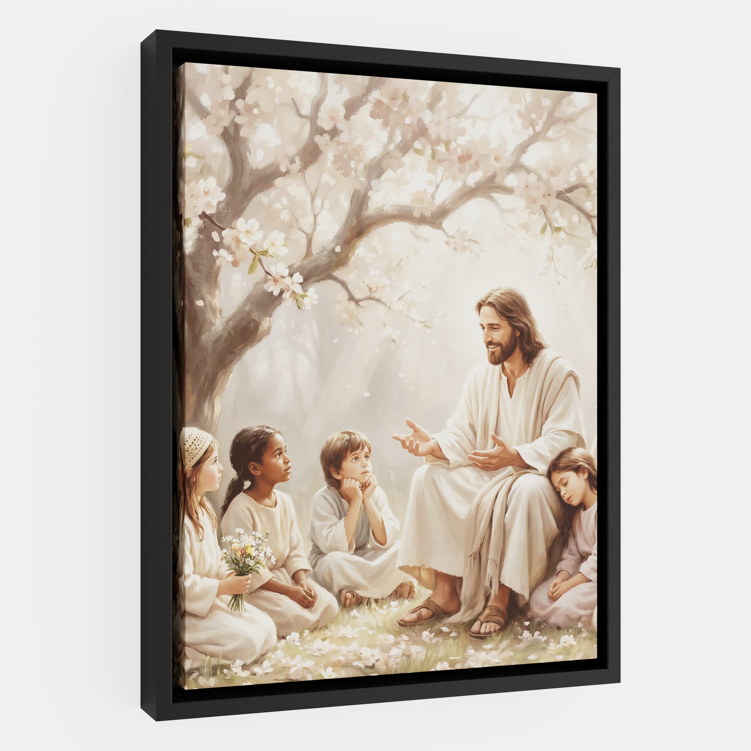 Gathered at His Feet - Canvas