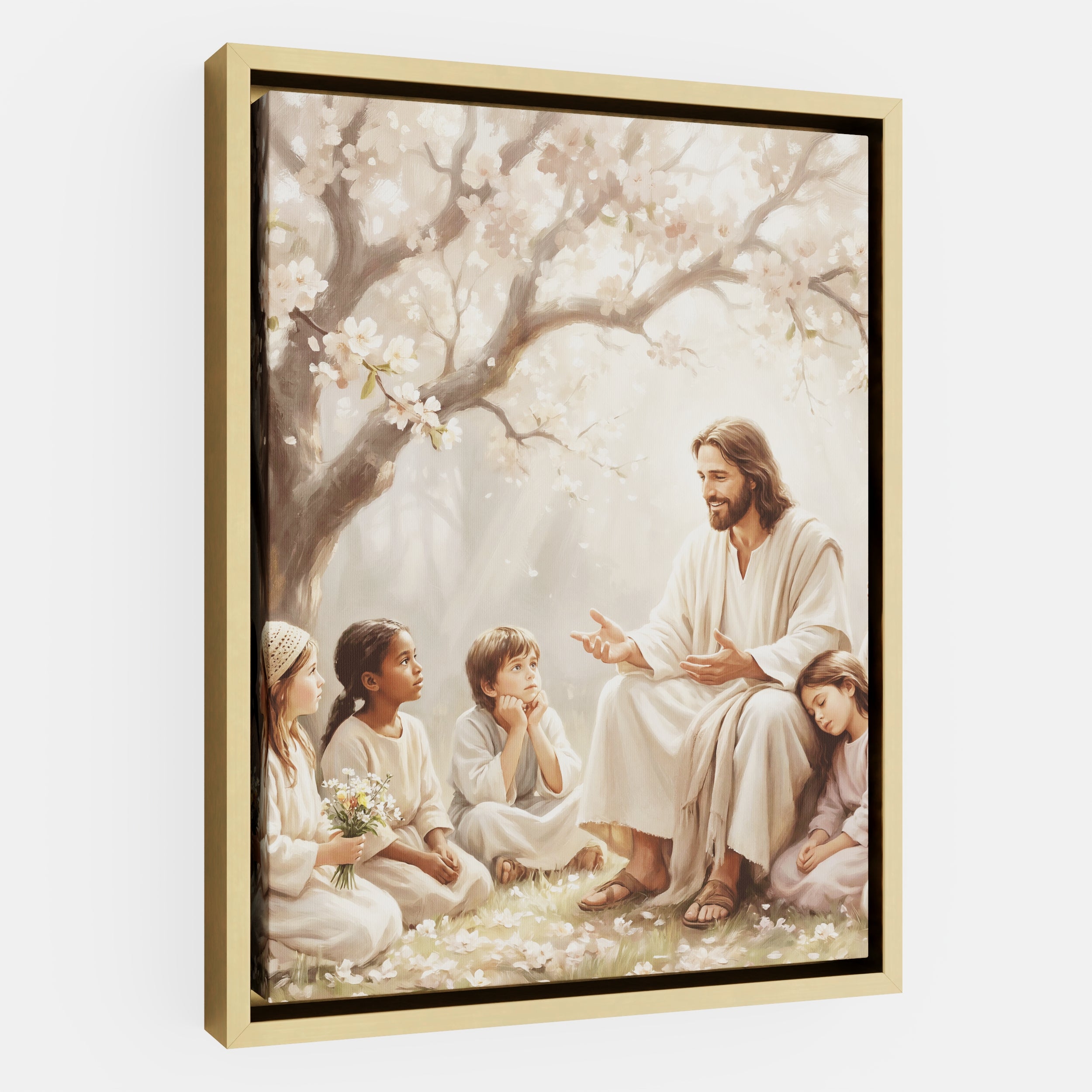 Gathered at His Feet - Canvas