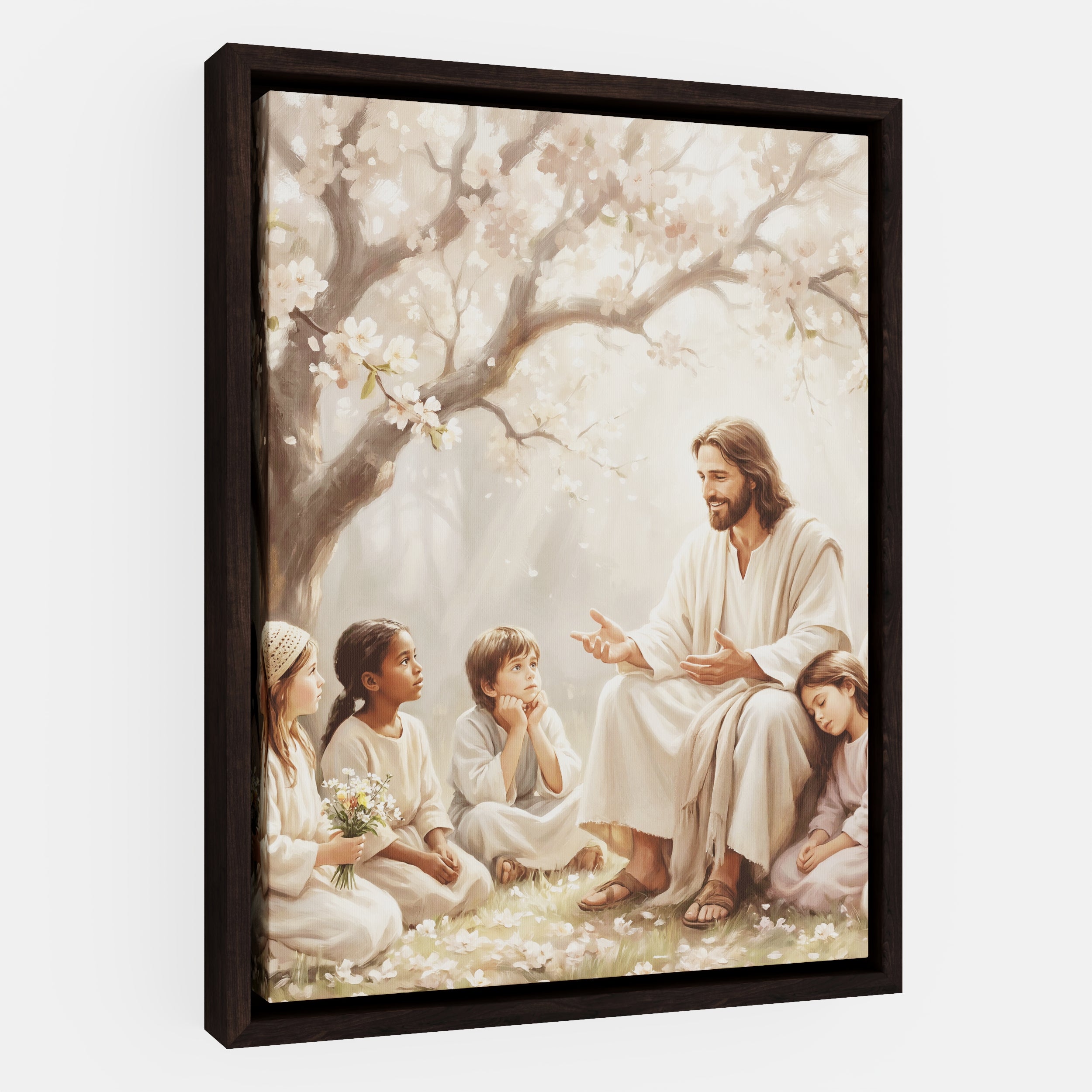 Gathered at His Feet - Canvas