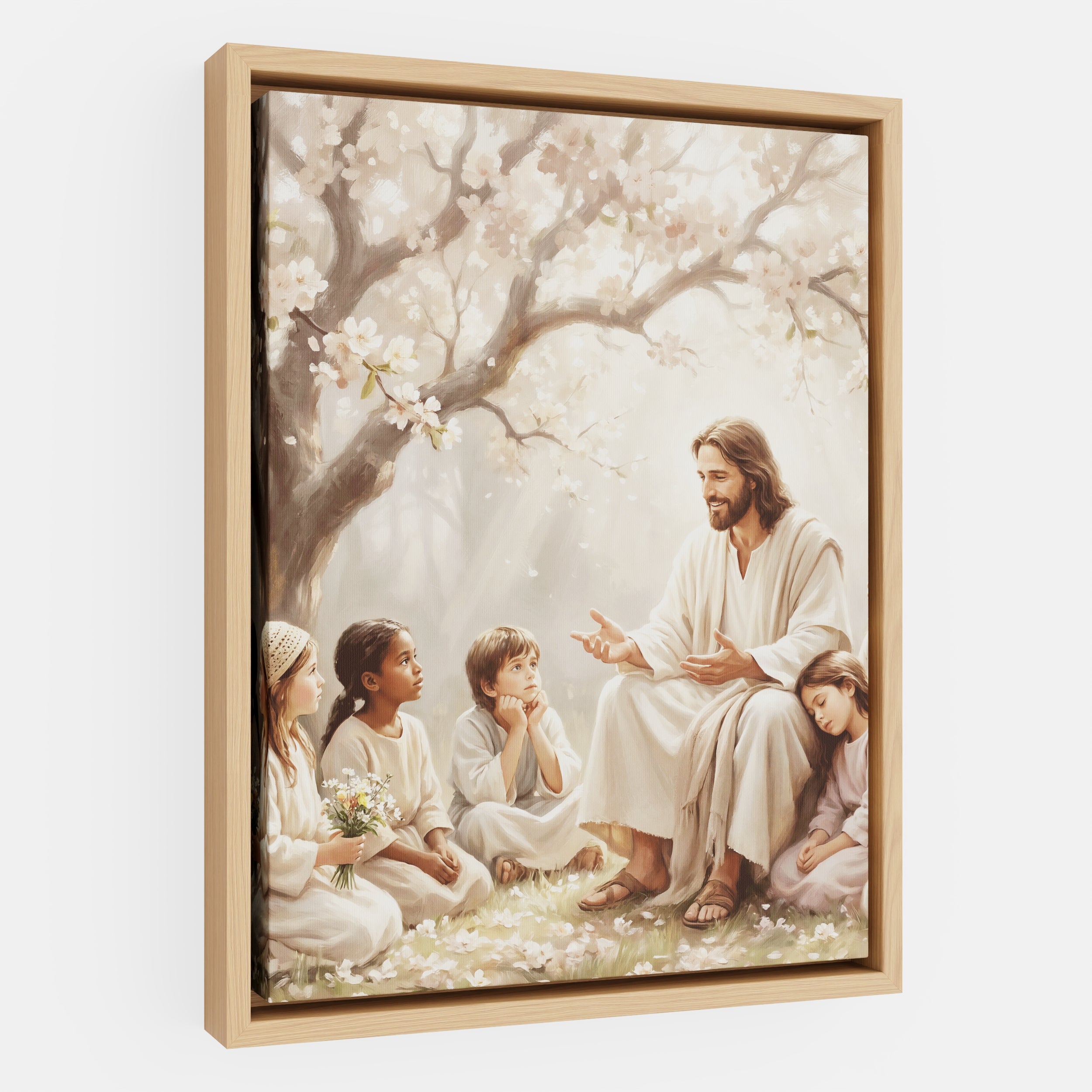 Gathered at His Feet - Canvas