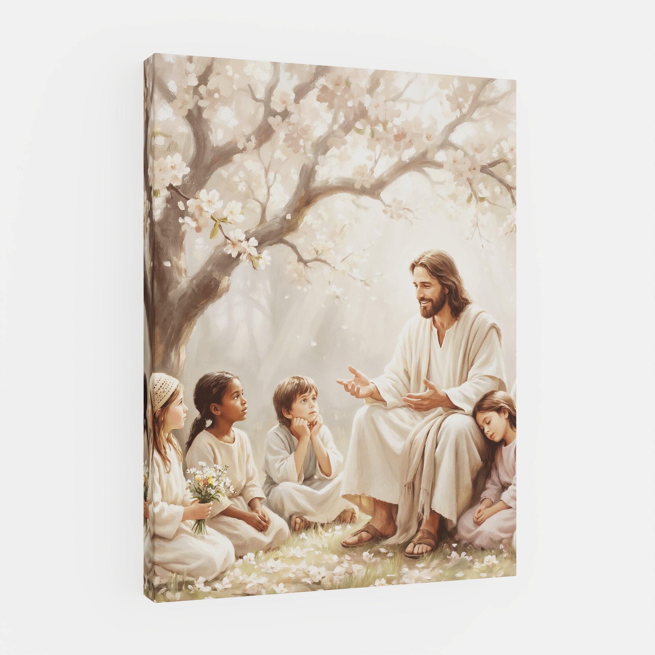 Gathered at His Feet - Canvas