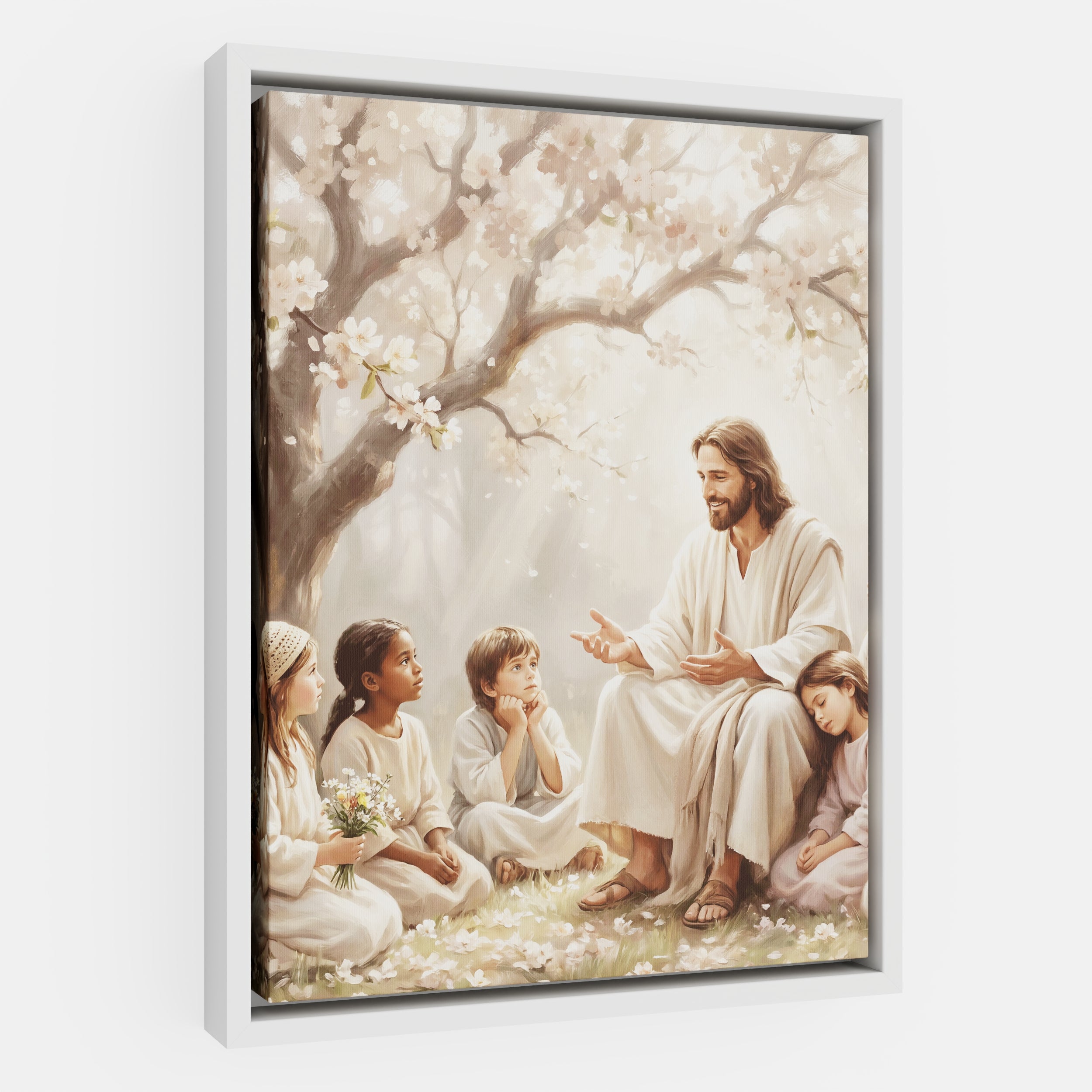 Gathered at His Feet - Canvas