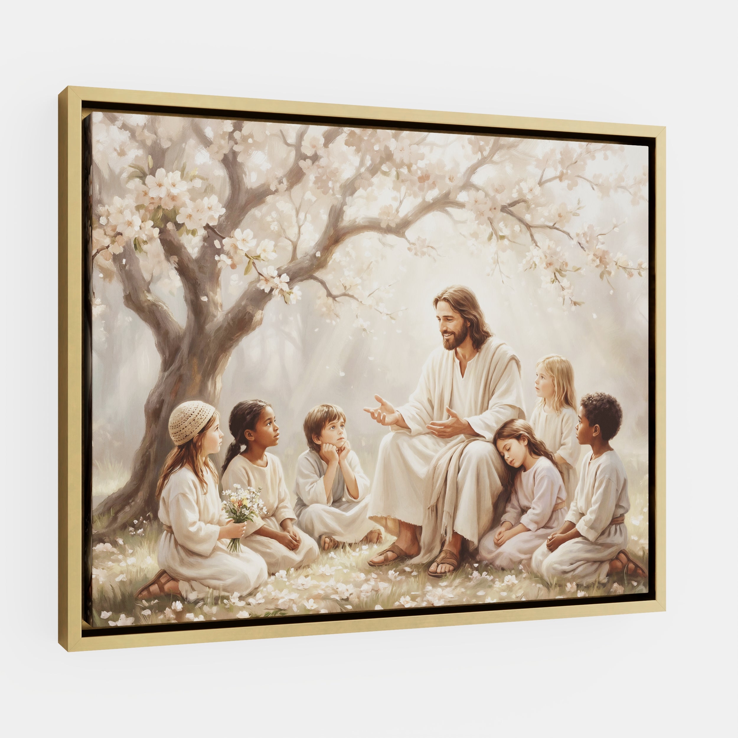 Gathered at His Feet - Canvas