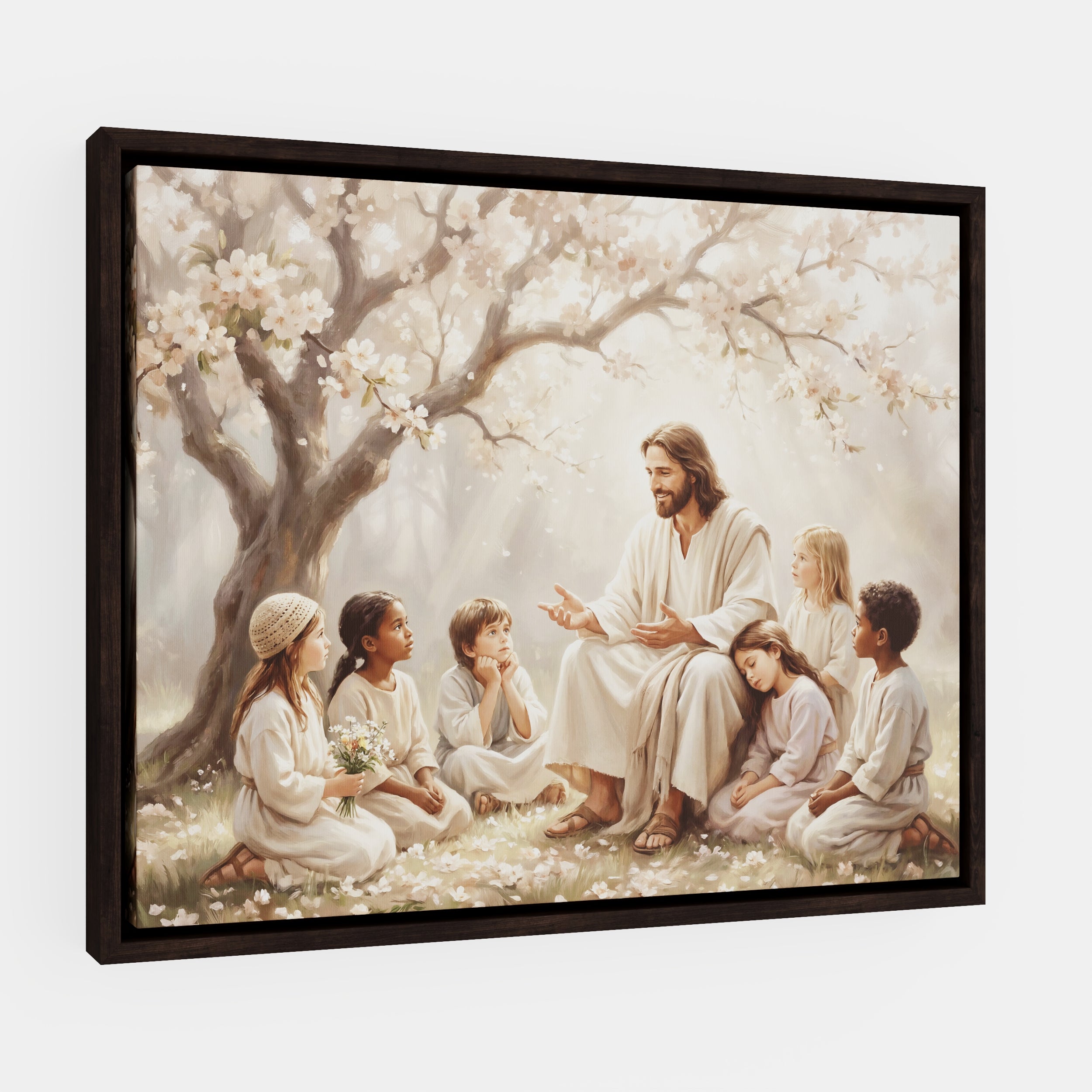 Gathered at His Feet - Canvas