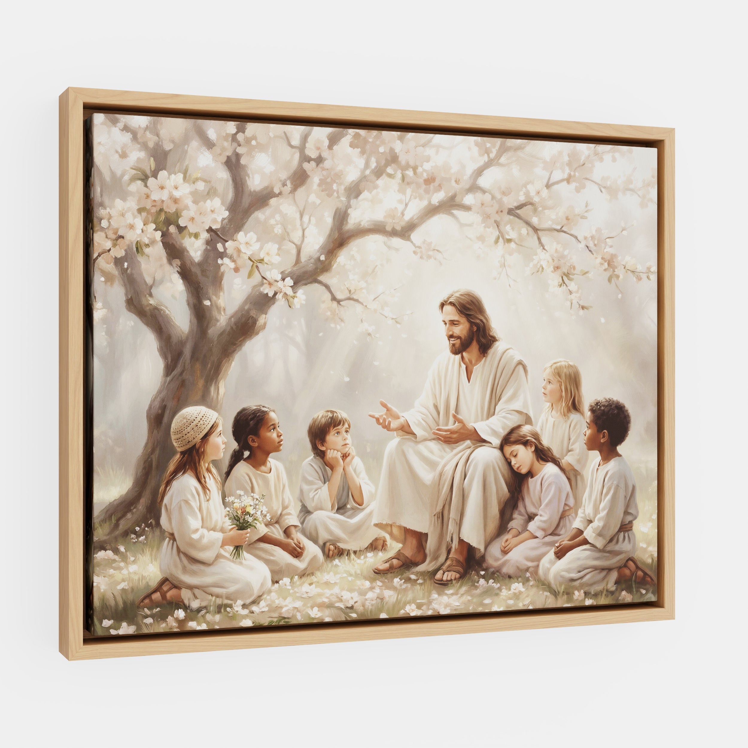 Gathered at His Feet - Canvas