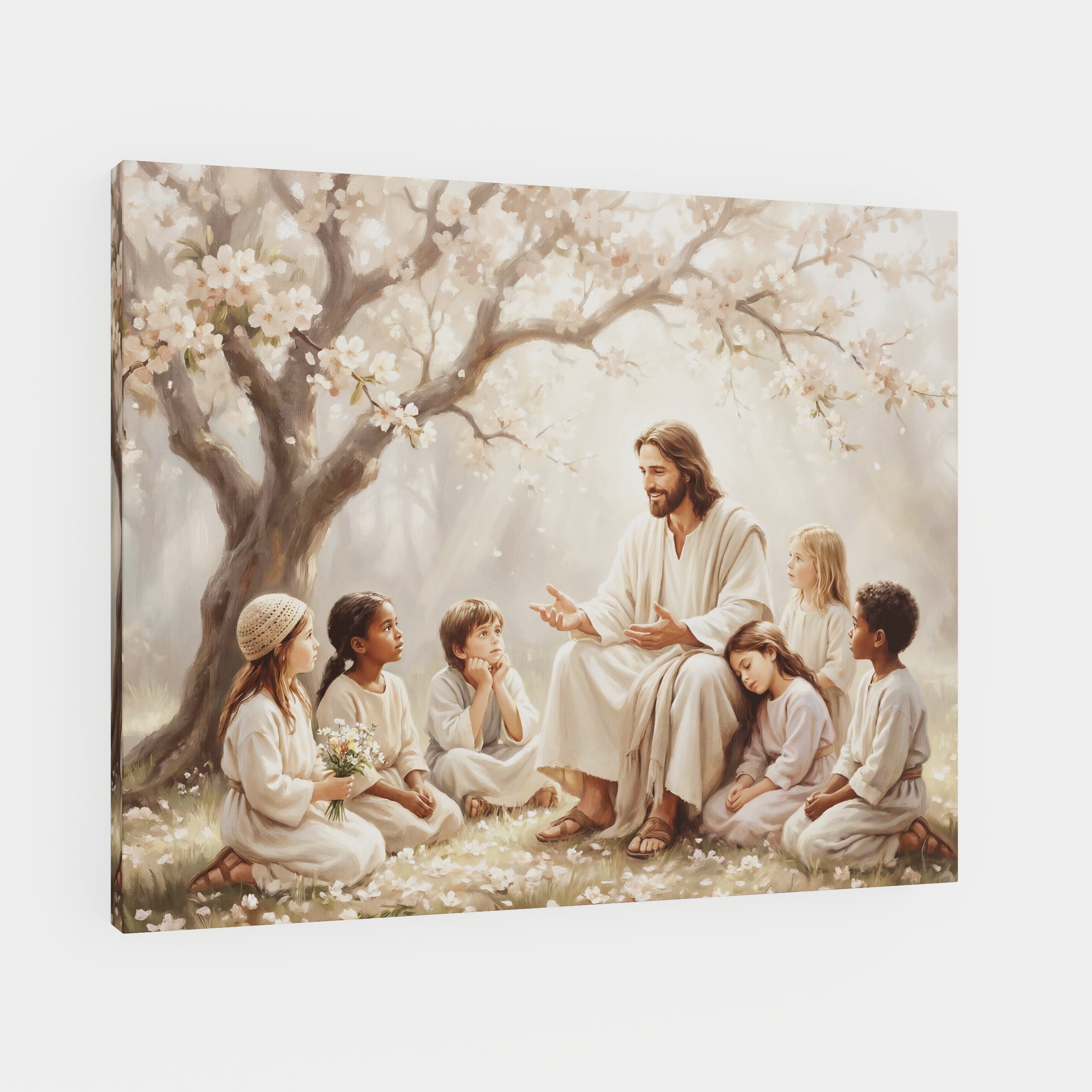 Gathered at His Feet - Canvas