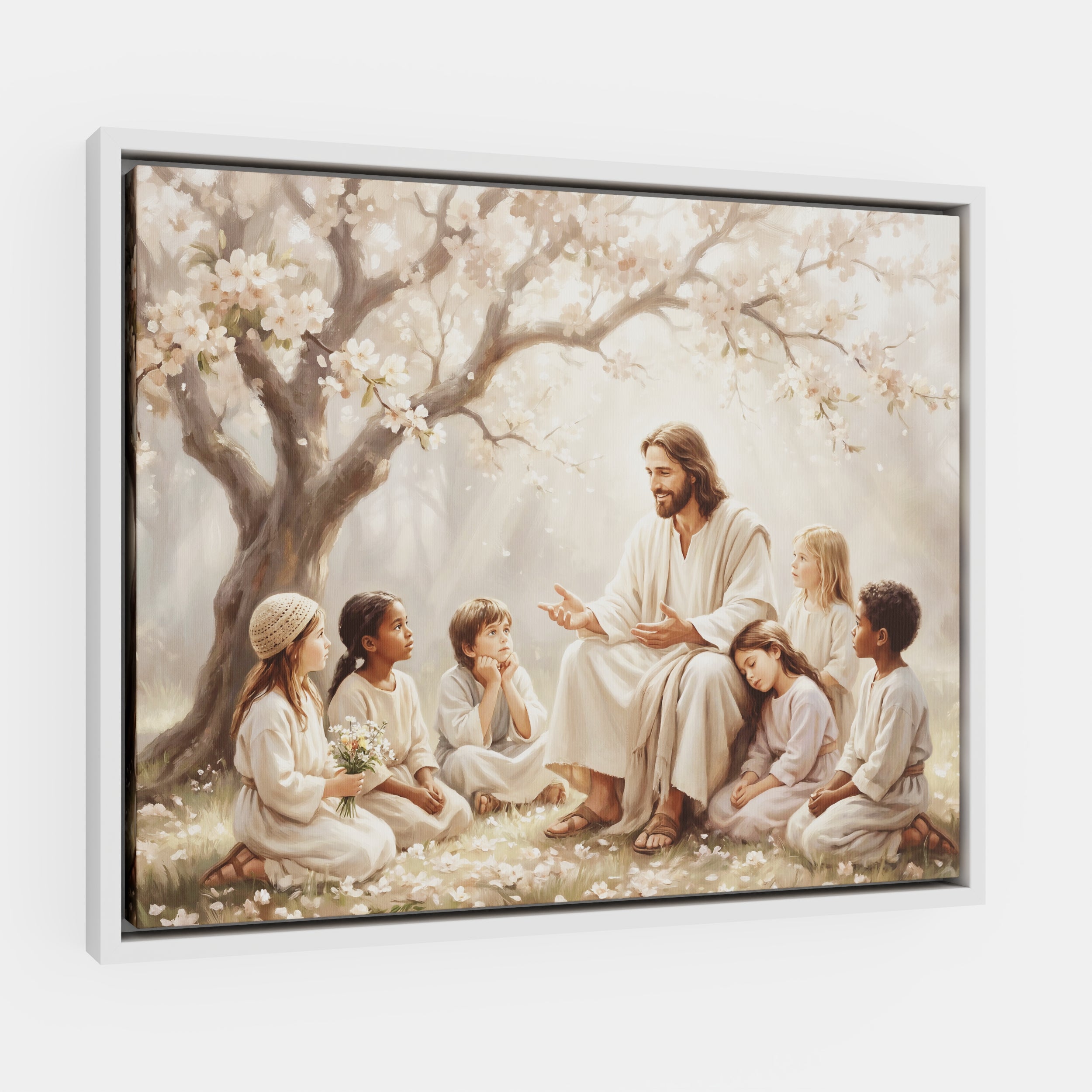 Gathered at His Feet - Canvas