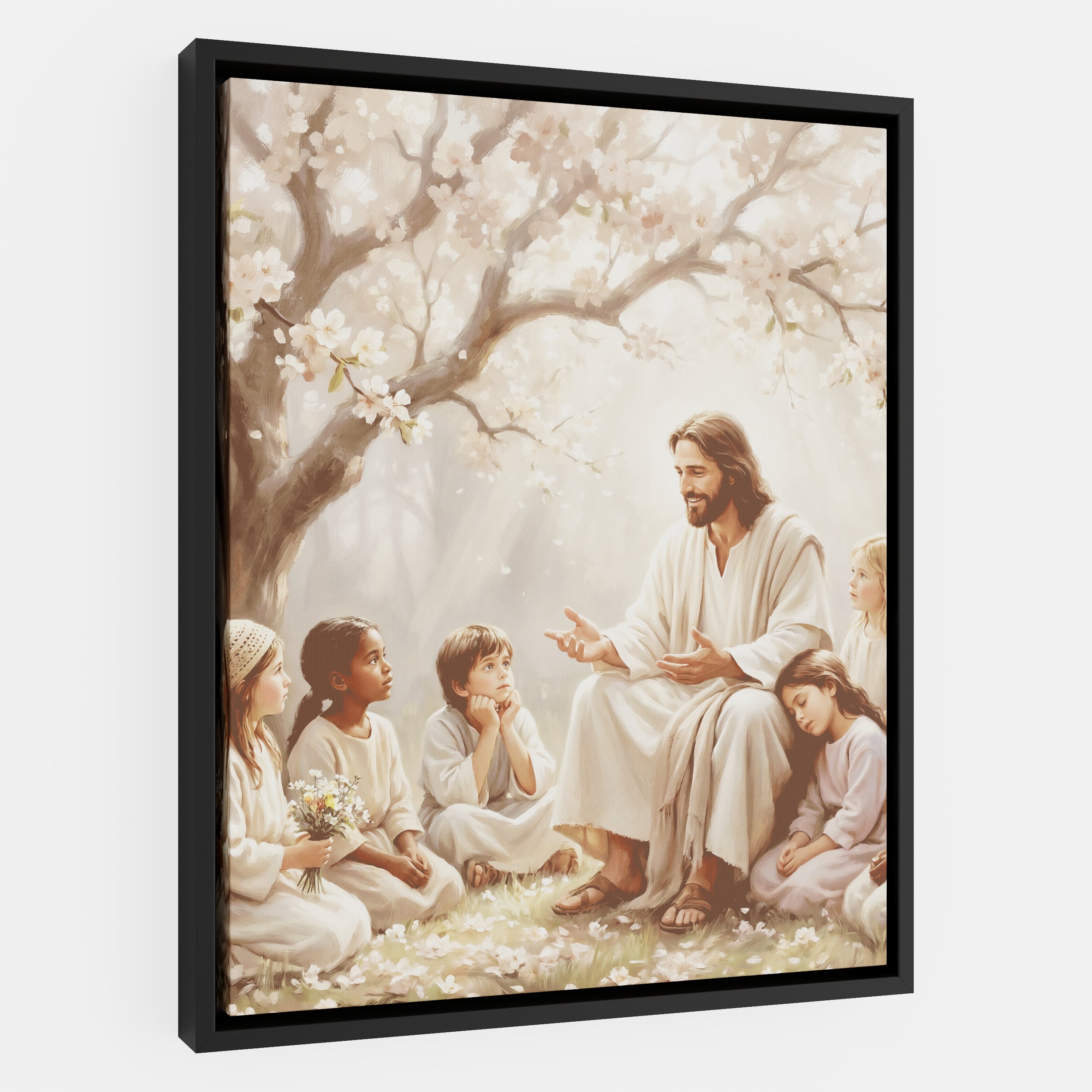 Gathered at His Feet - Canvas