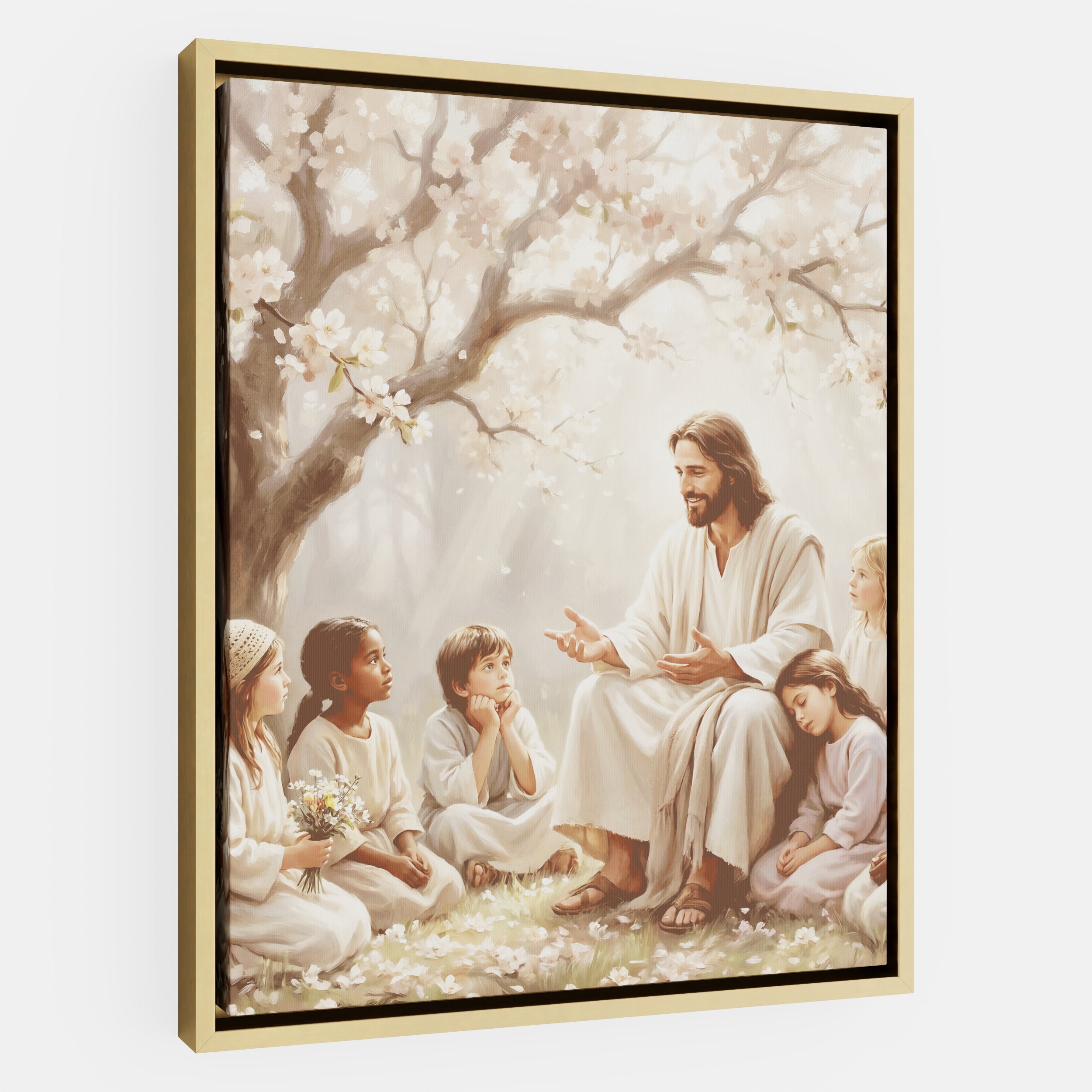 Gathered at His Feet - Canvas