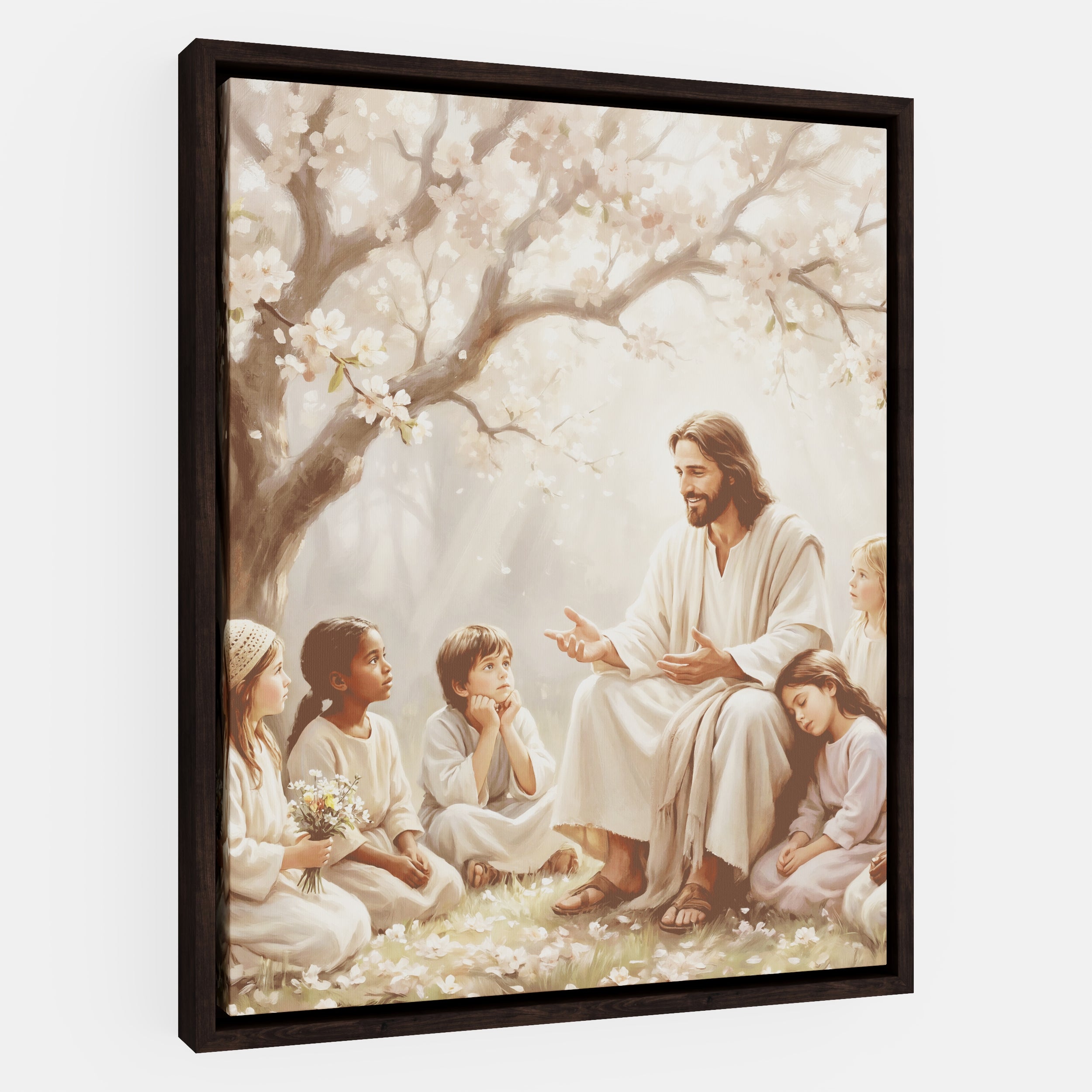 Gathered at His Feet - Canvas