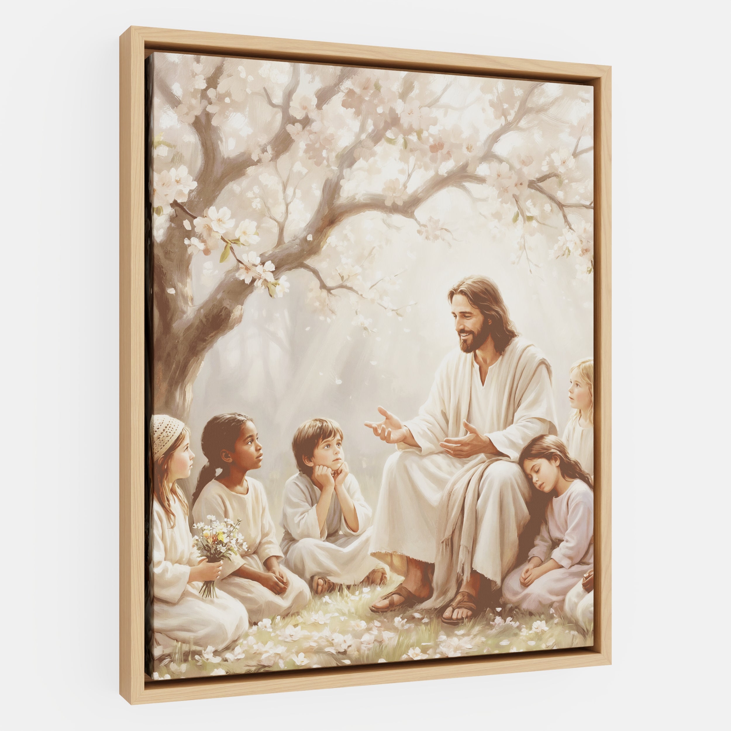 Gathered at His Feet - Canvas
