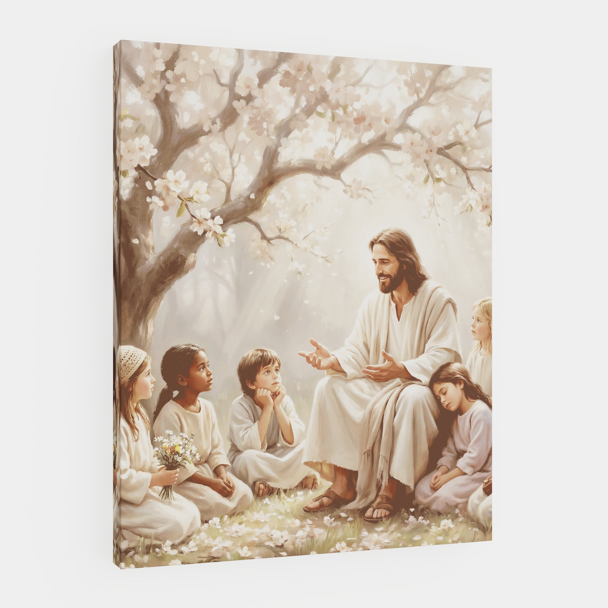 Gathered at His Feet - Canvas
