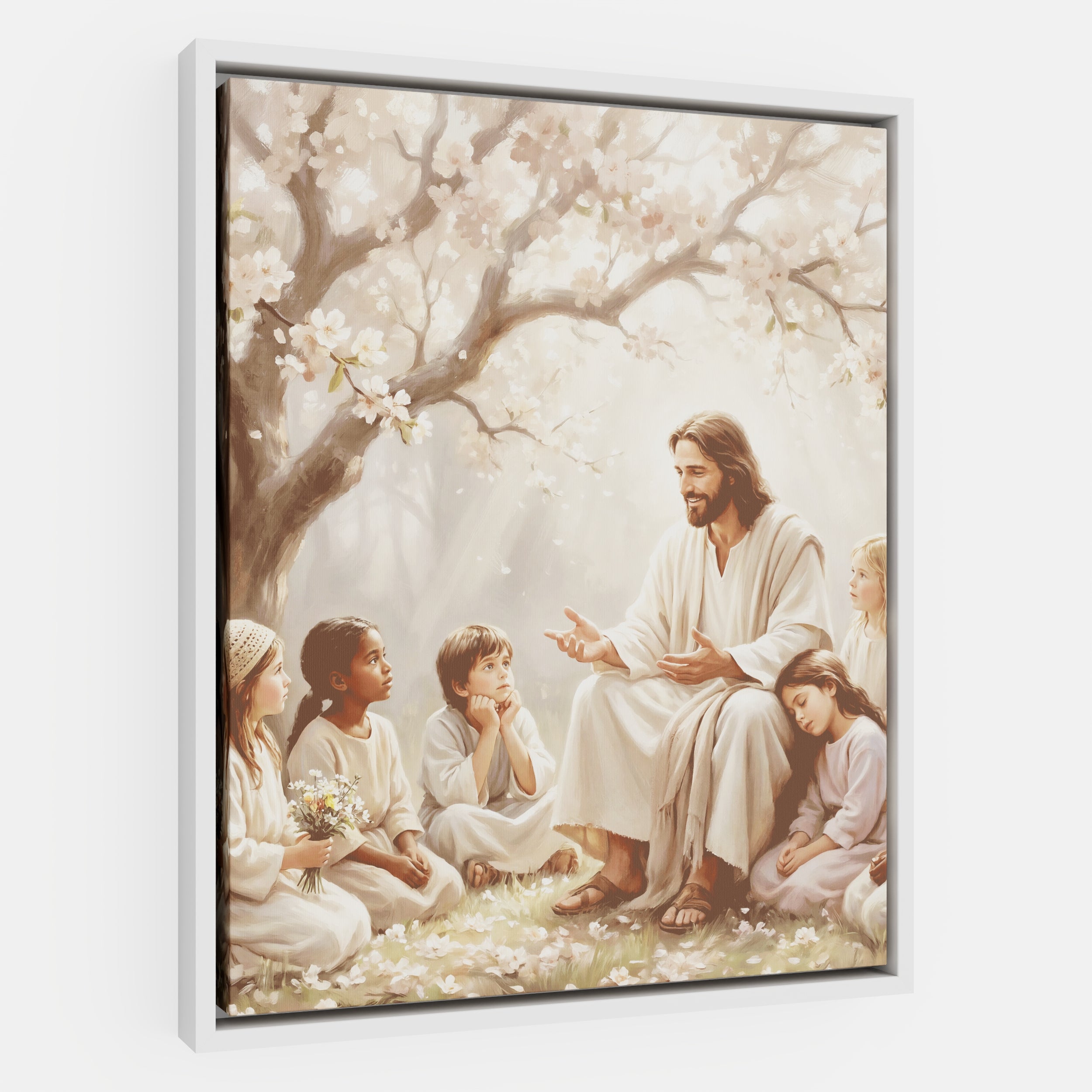Gathered at His Feet - Canvas